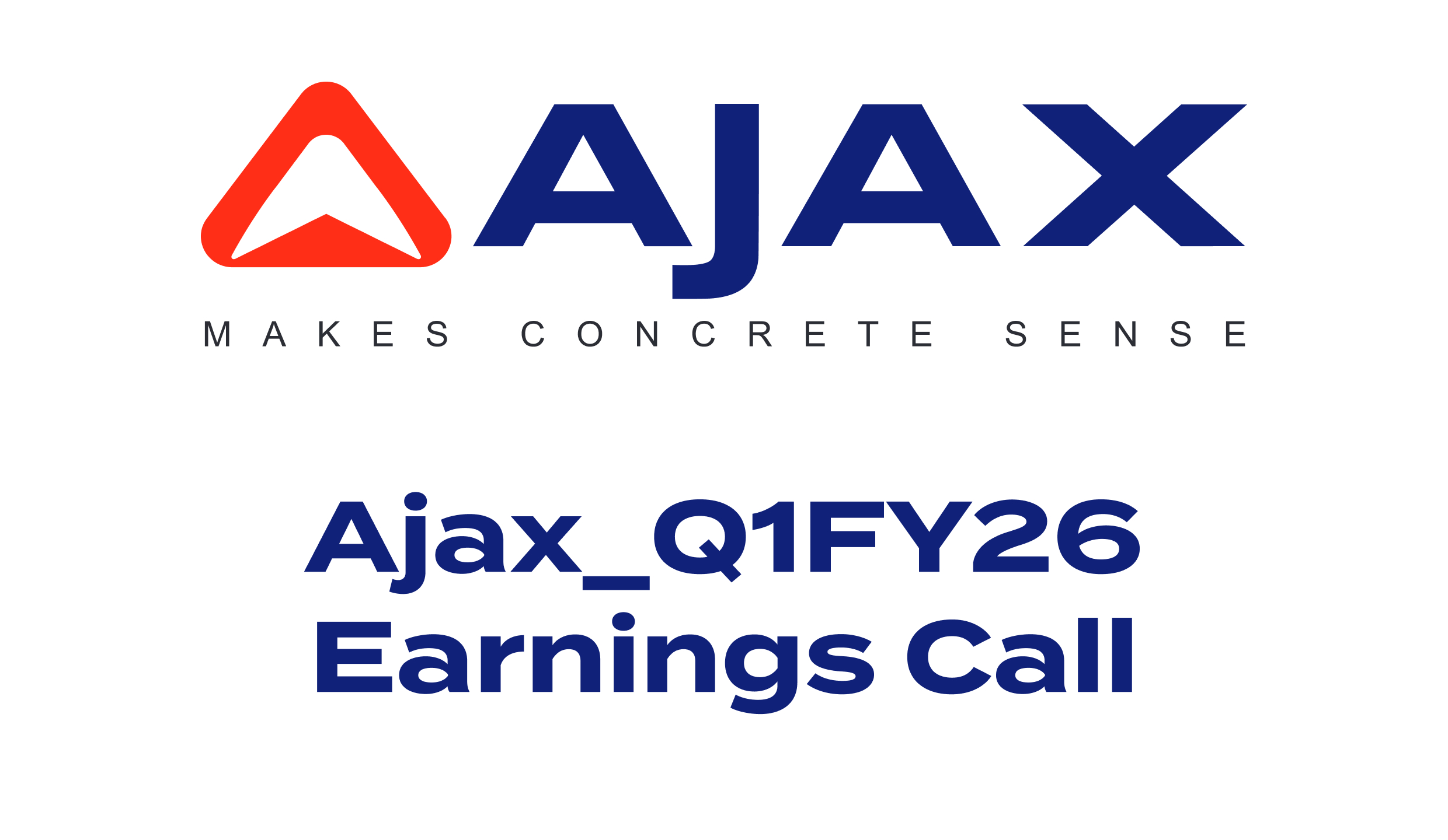 AJAX-Q1FY26 - Earnings Call