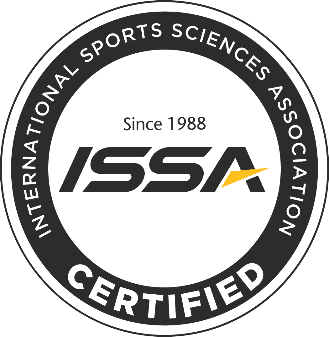 ISSA certified personal trainer