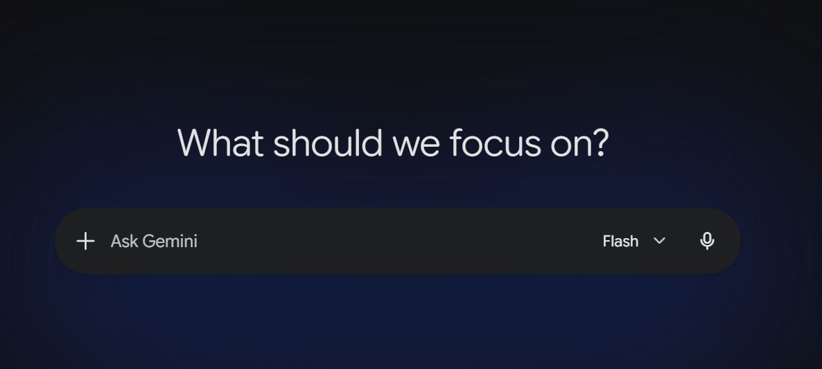 A prospect beginning a financial planning question in Gemini