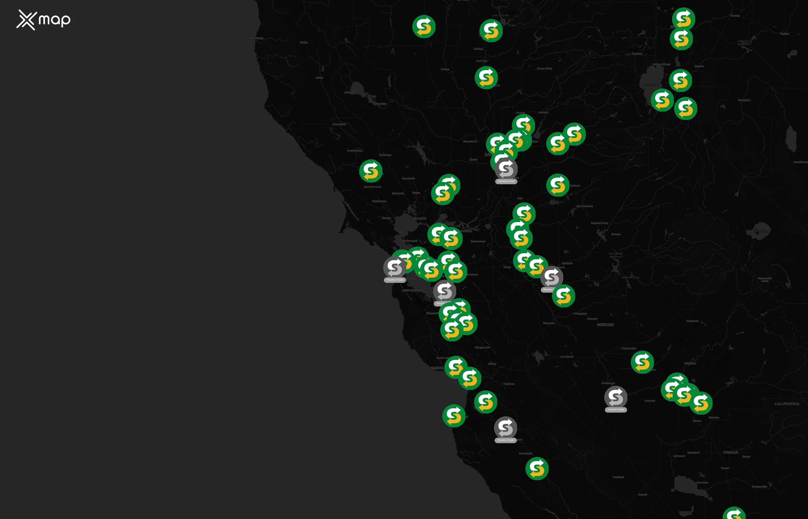 Subway city distribution