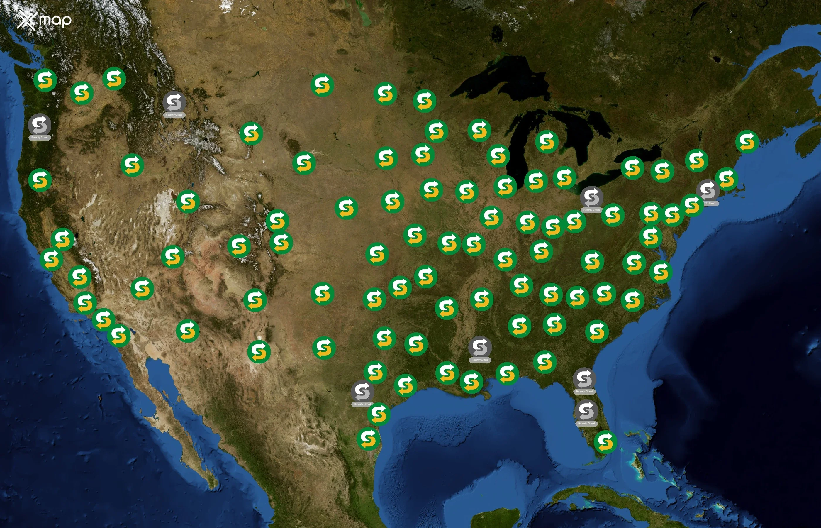 Subway state distribution