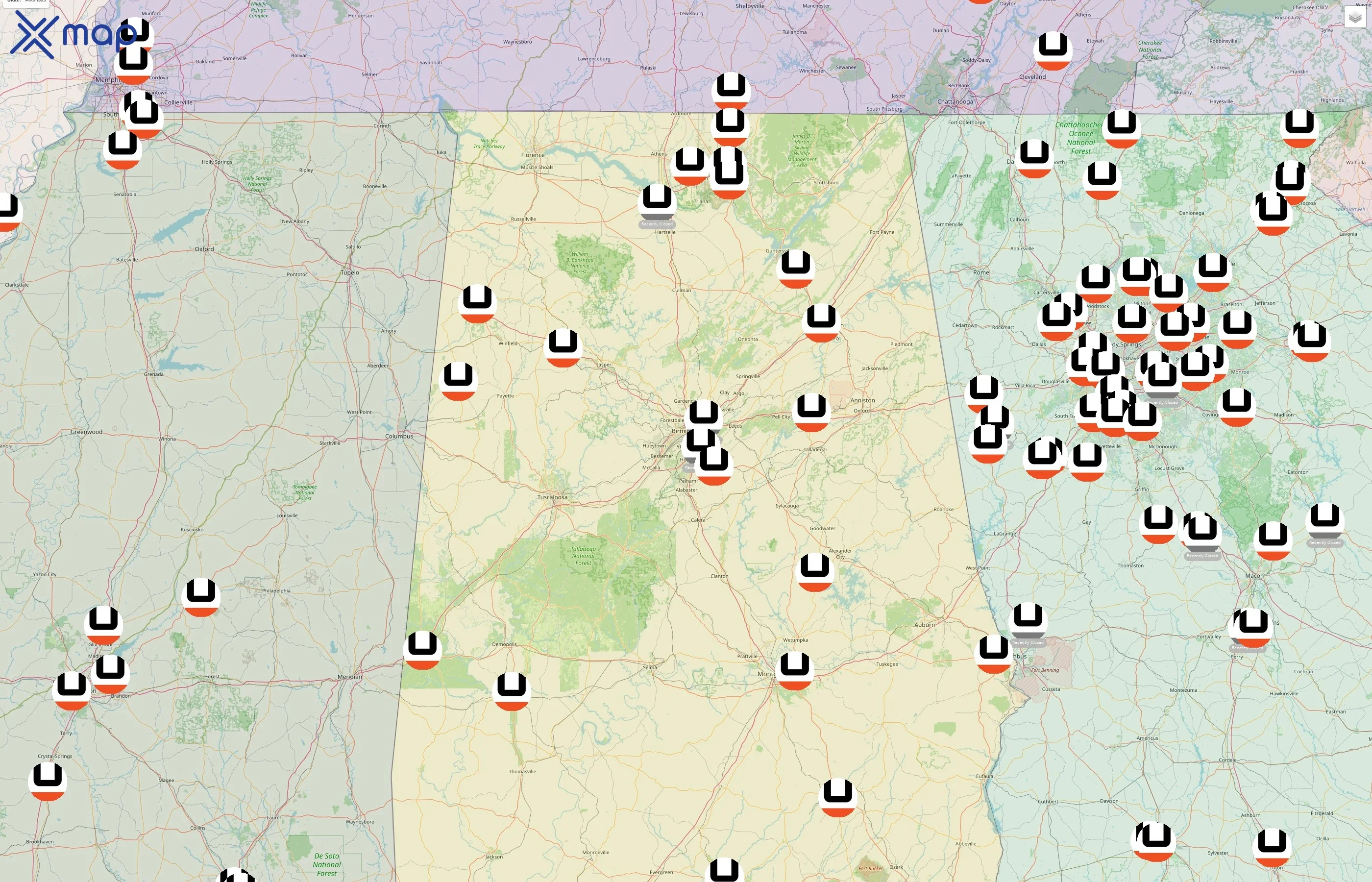 U-Haul street hotspots