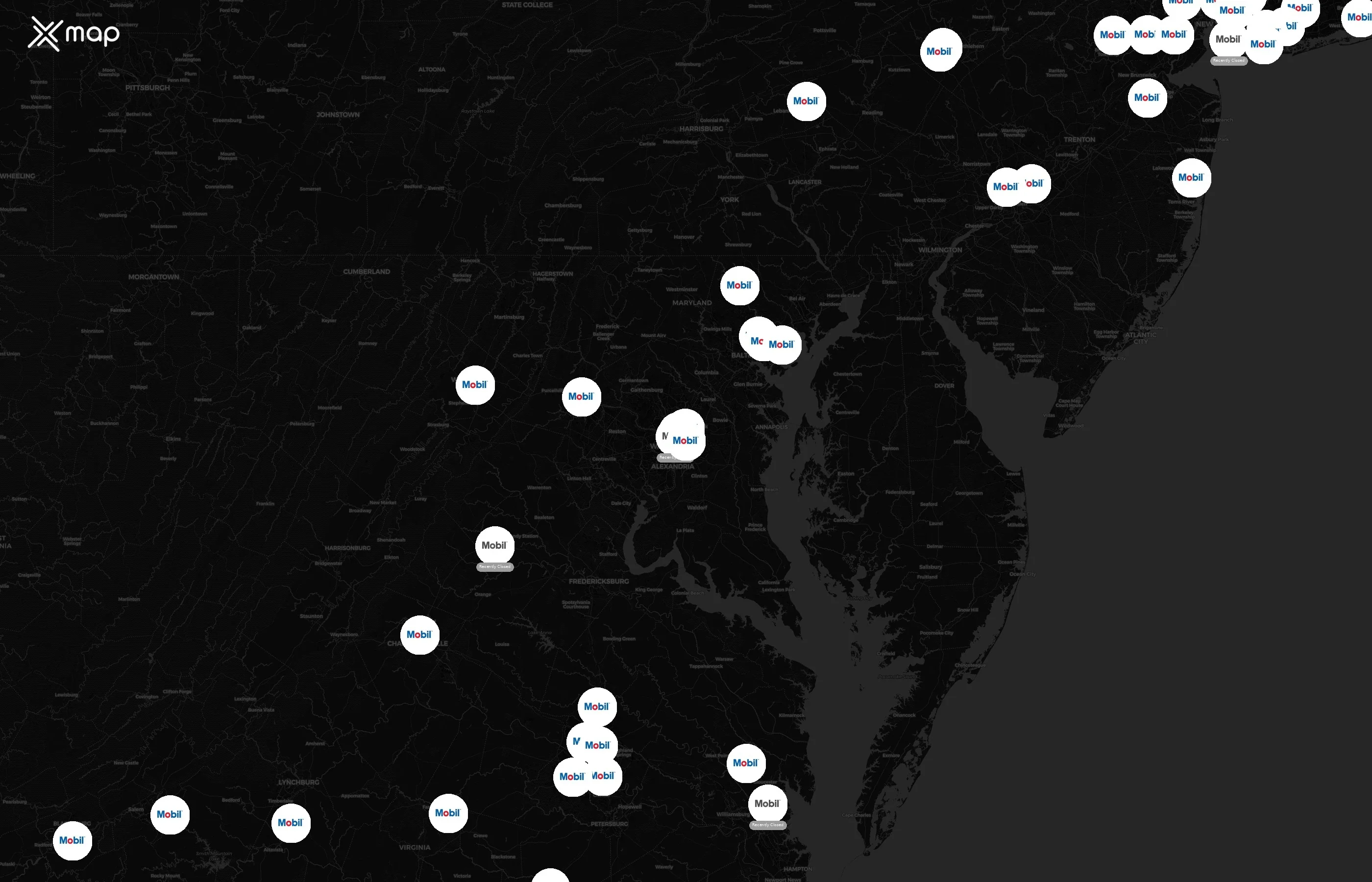 ExxonMobil city distribution