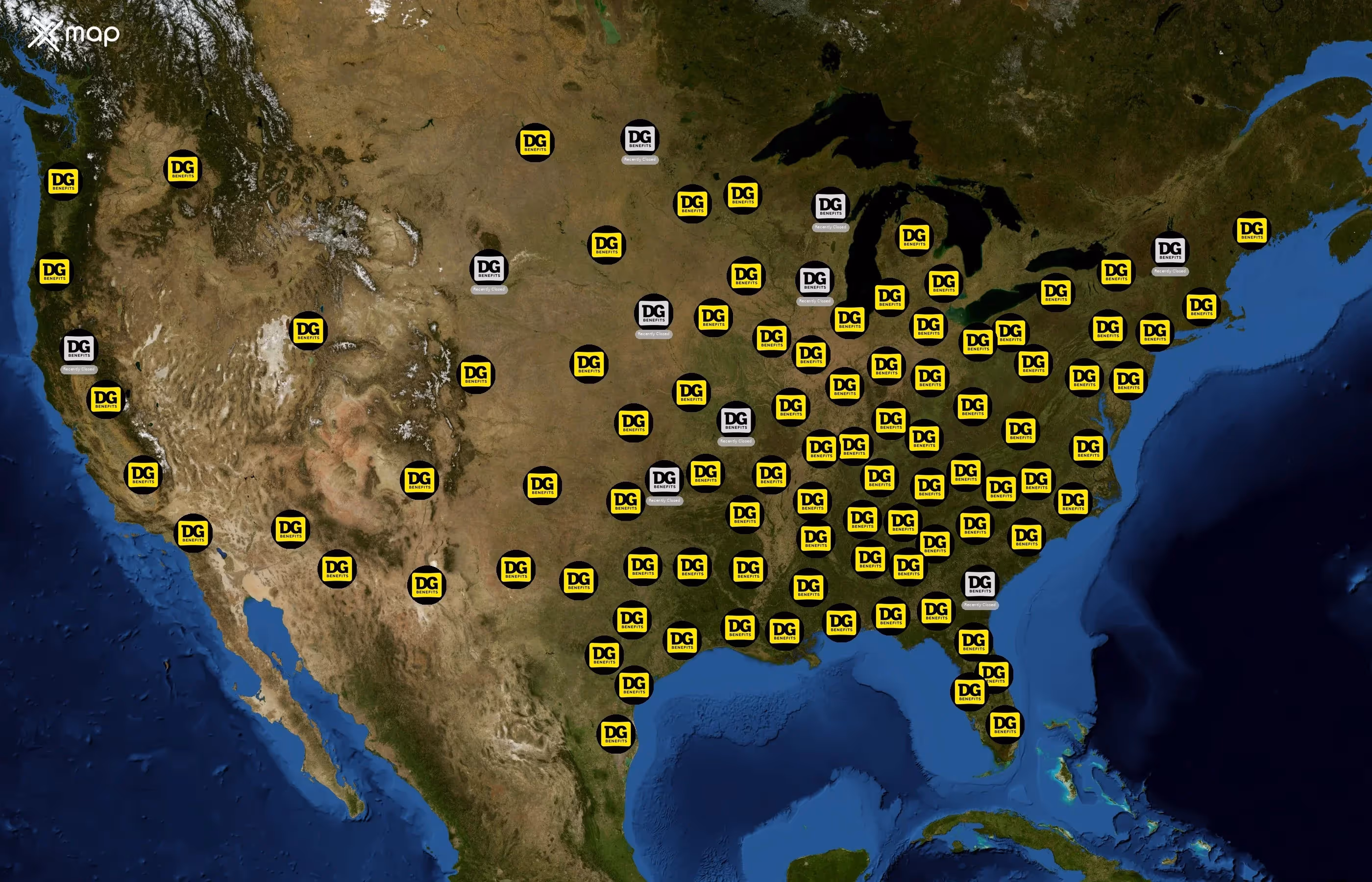 Dollar General state distribution