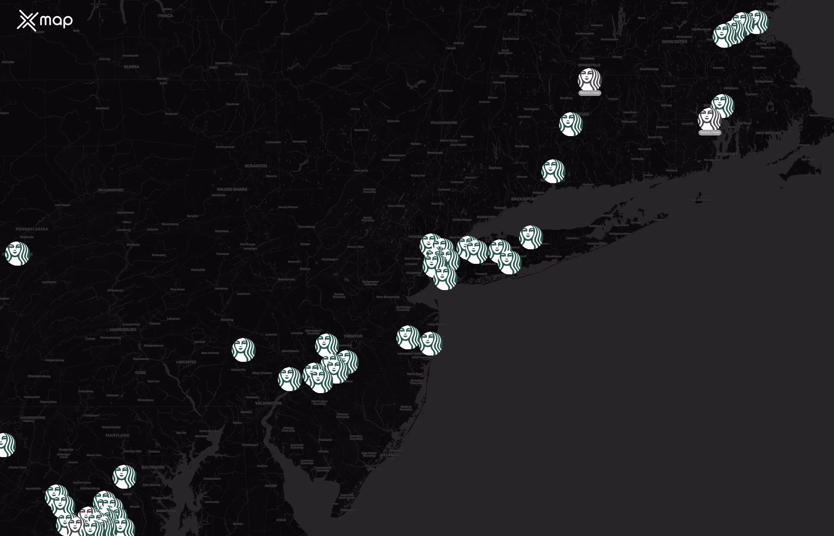 Starbucks city distribution