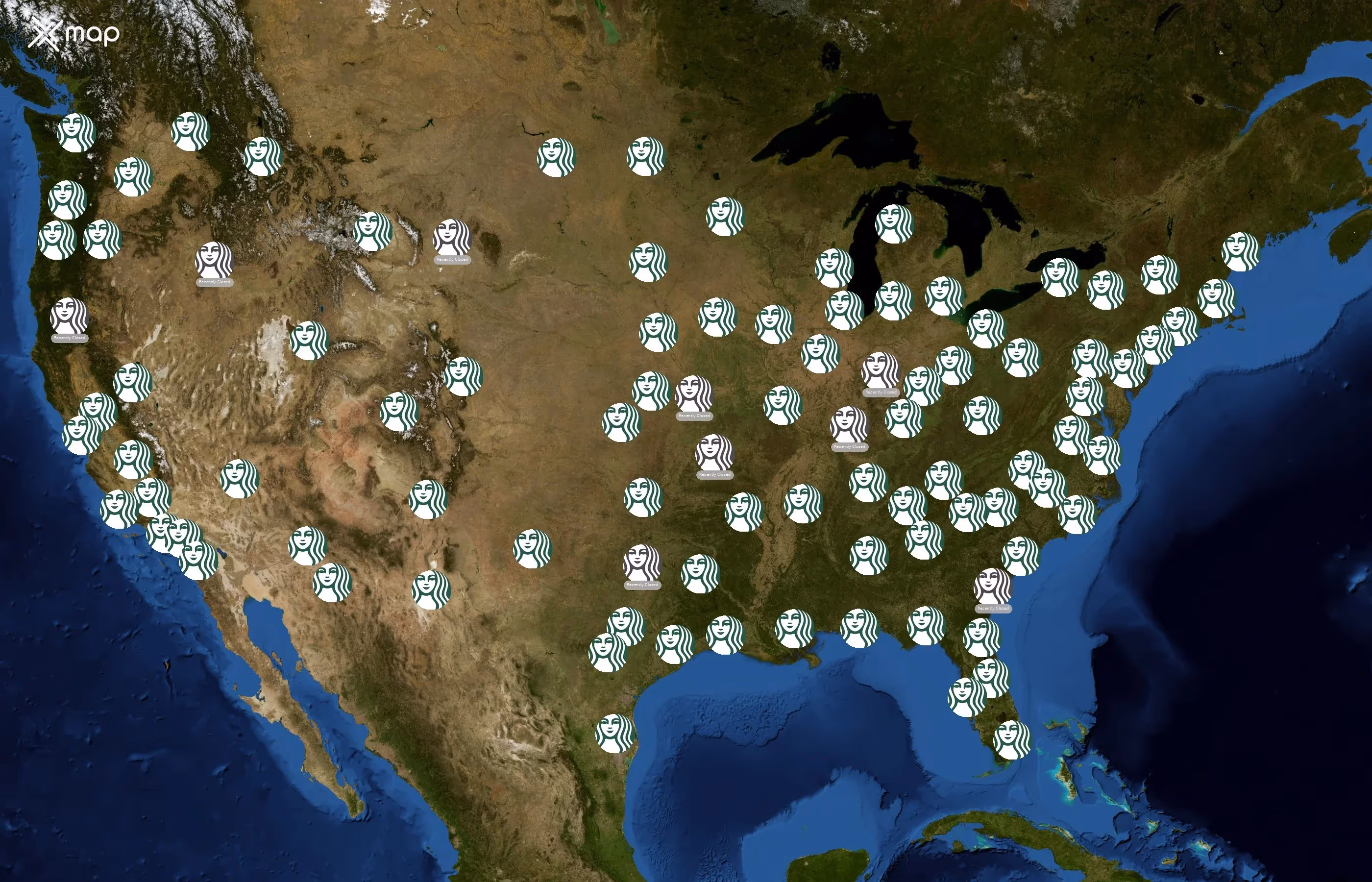 Starbucks state distribution