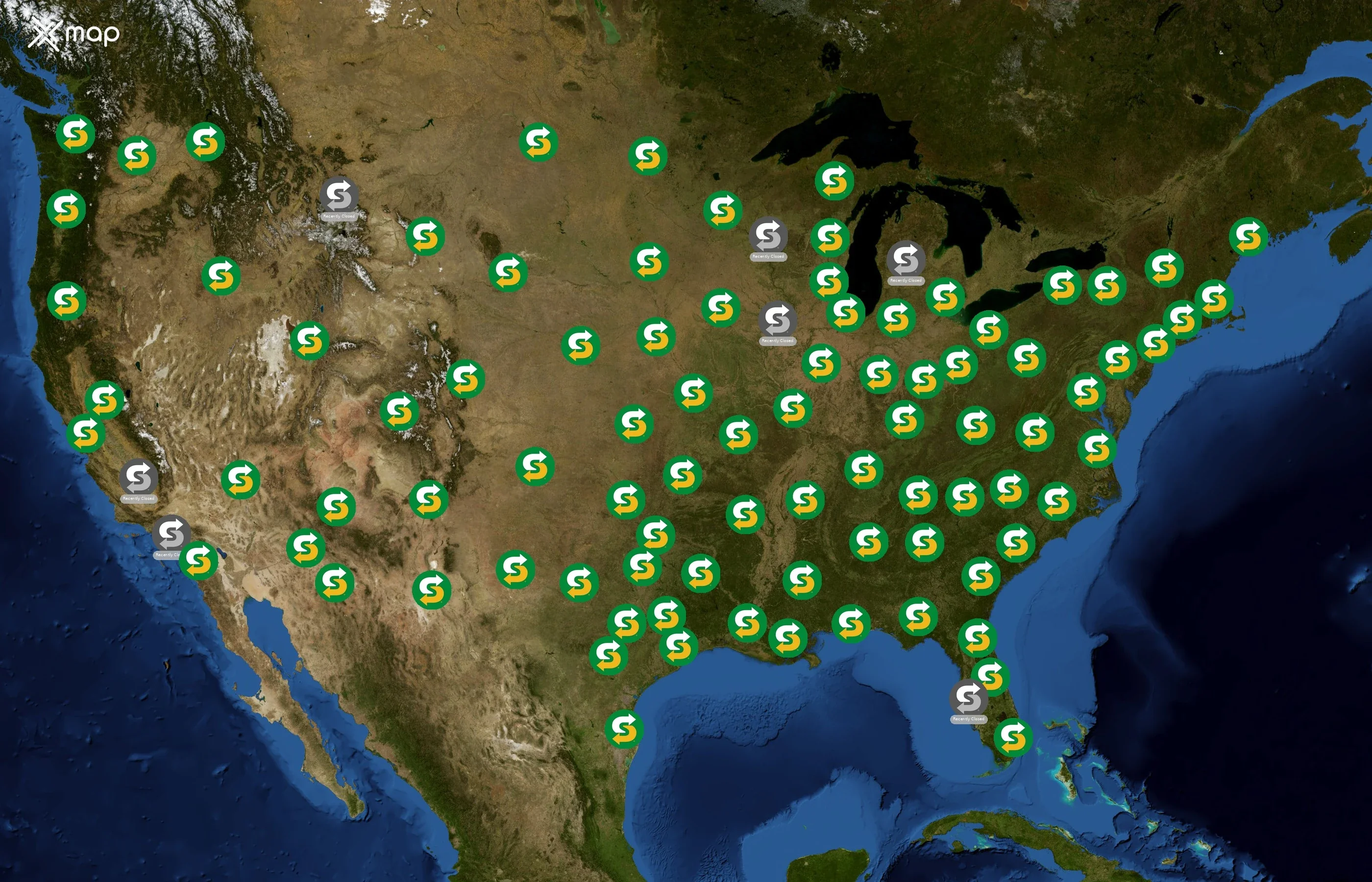 Subway state distribution