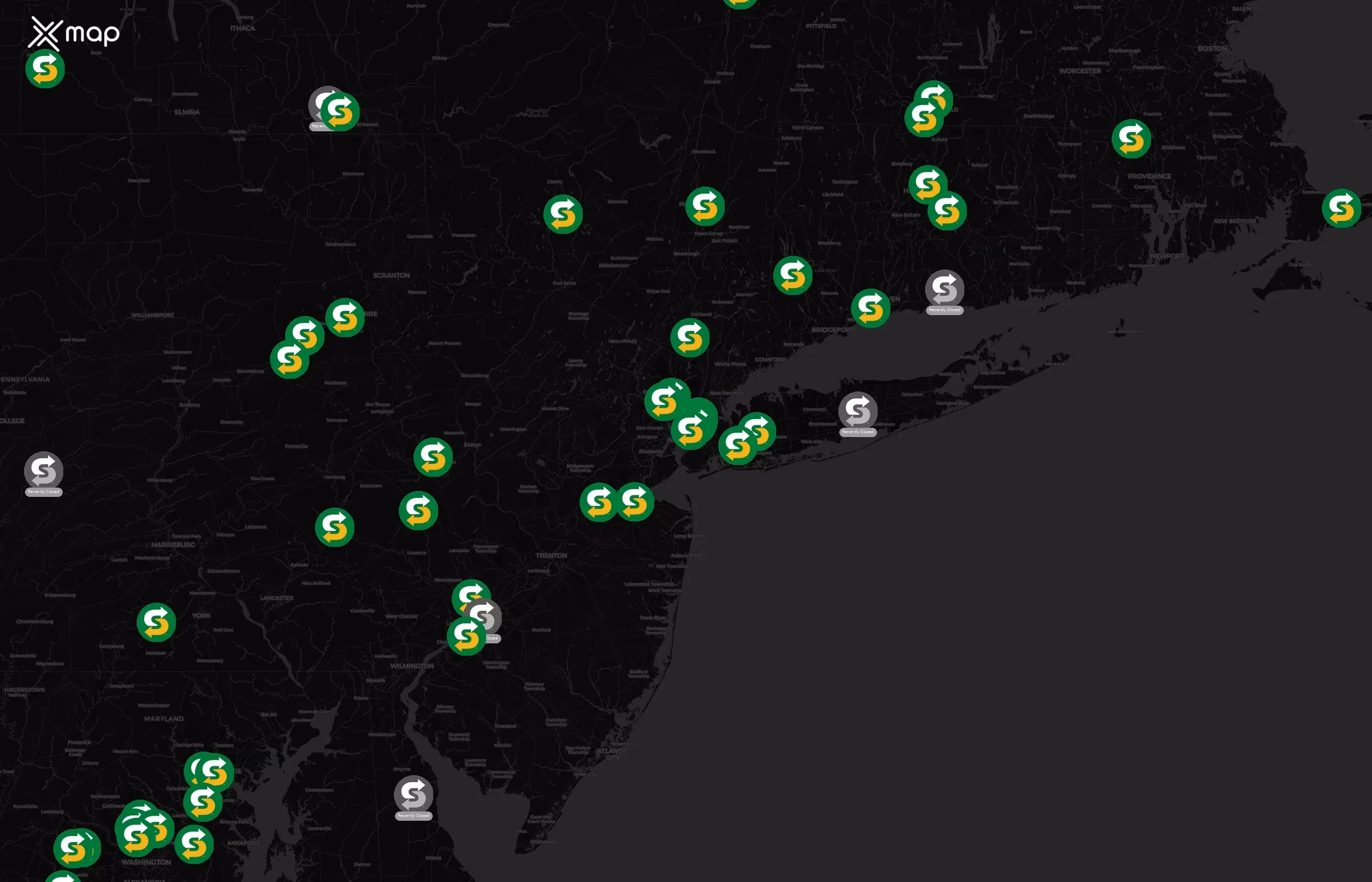 Subway city distribution