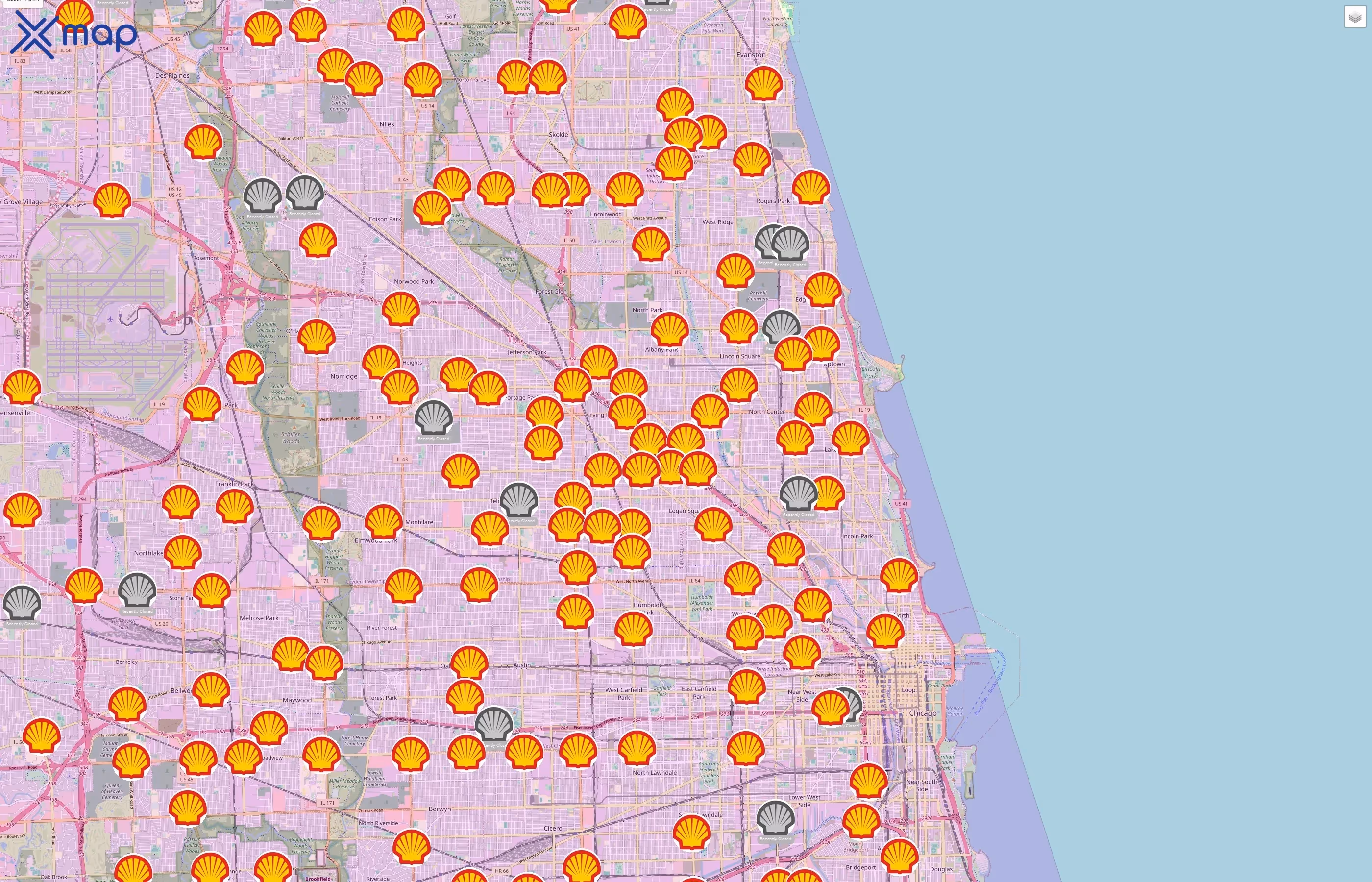 Shell traffic data