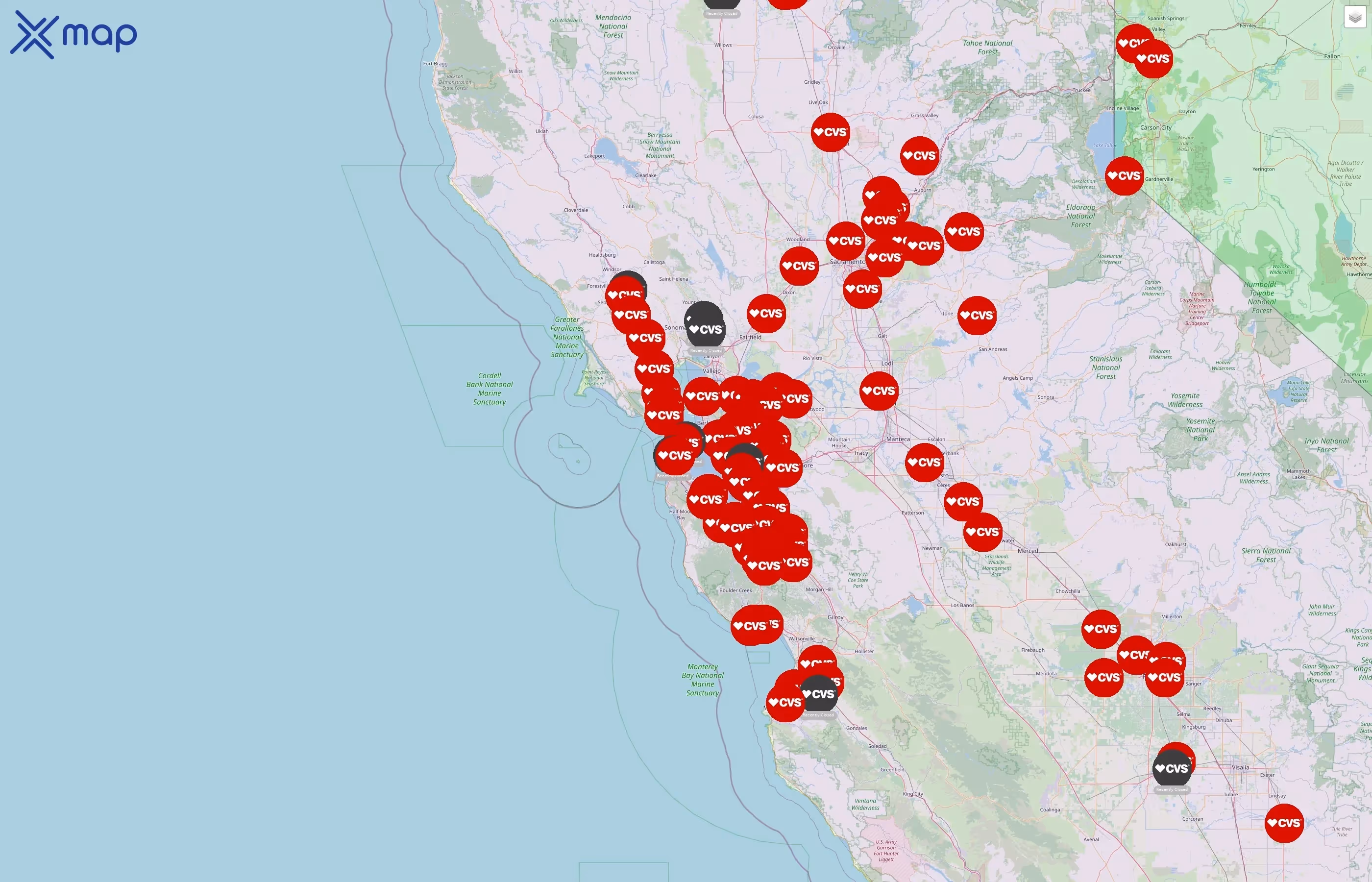 CVS street hotspots