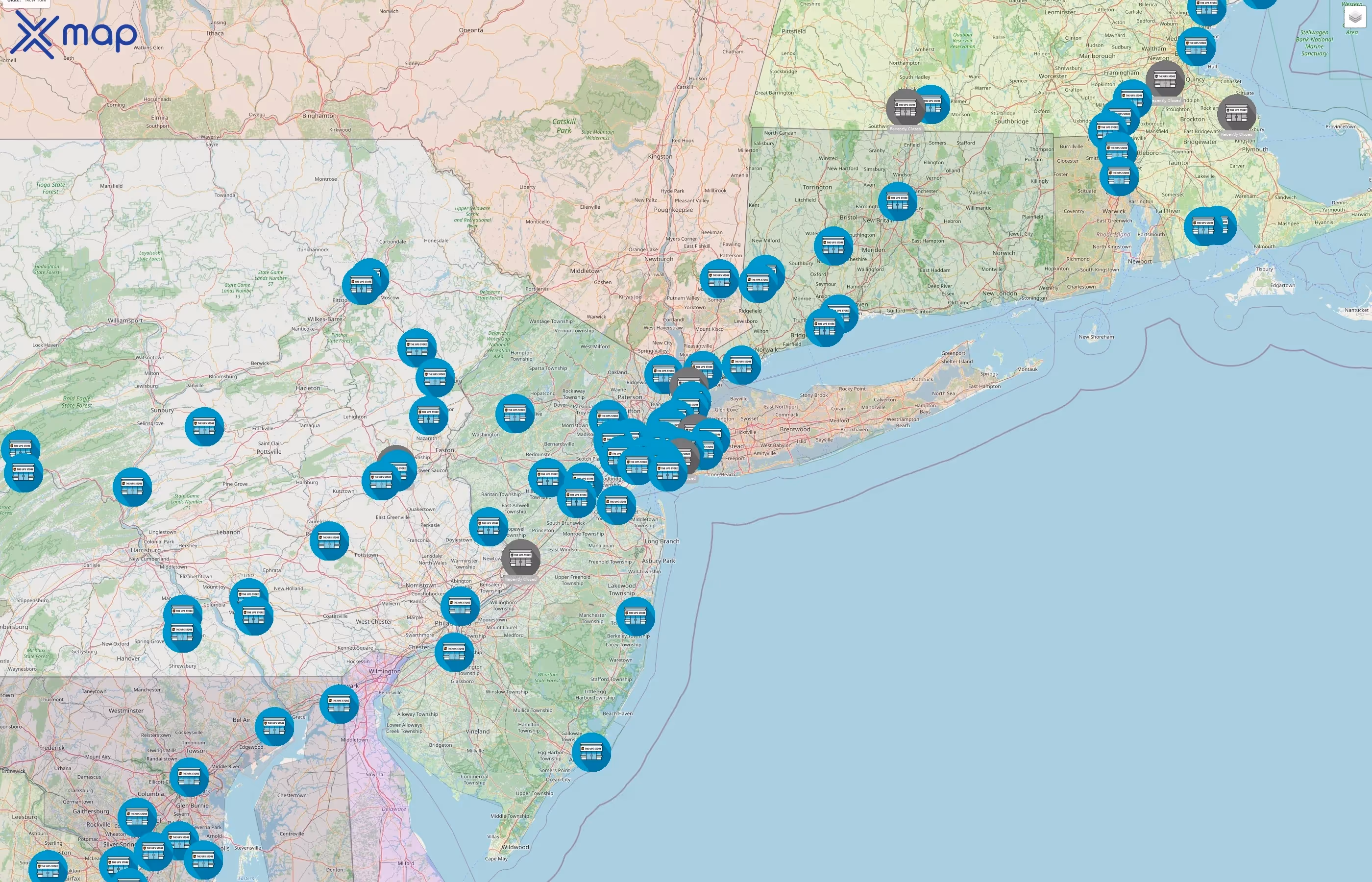 UPS street hotspots