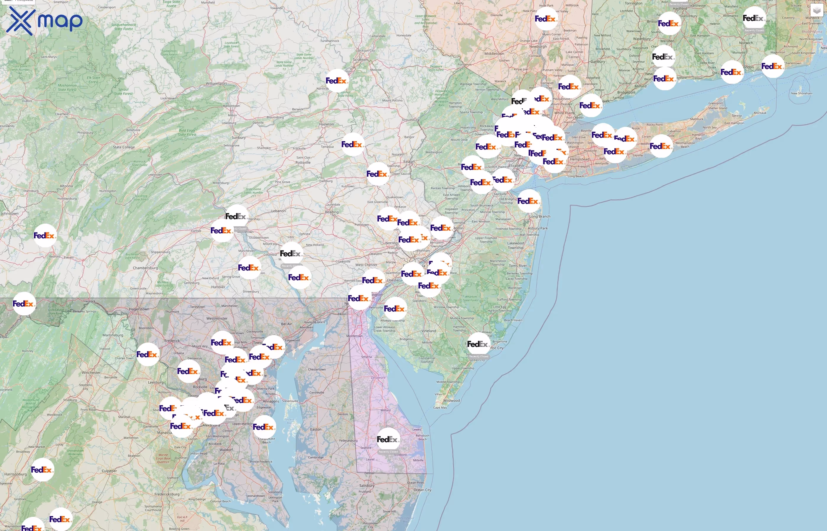 FedEx street hotspots