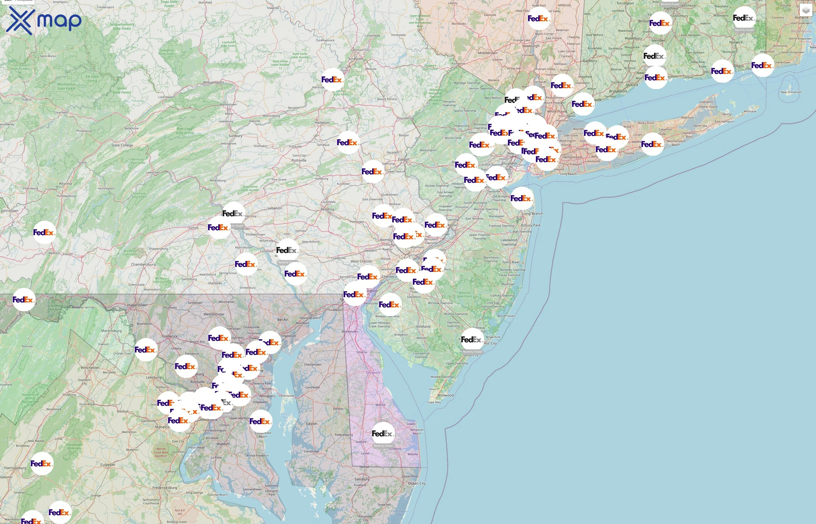 FedEx street hotspots