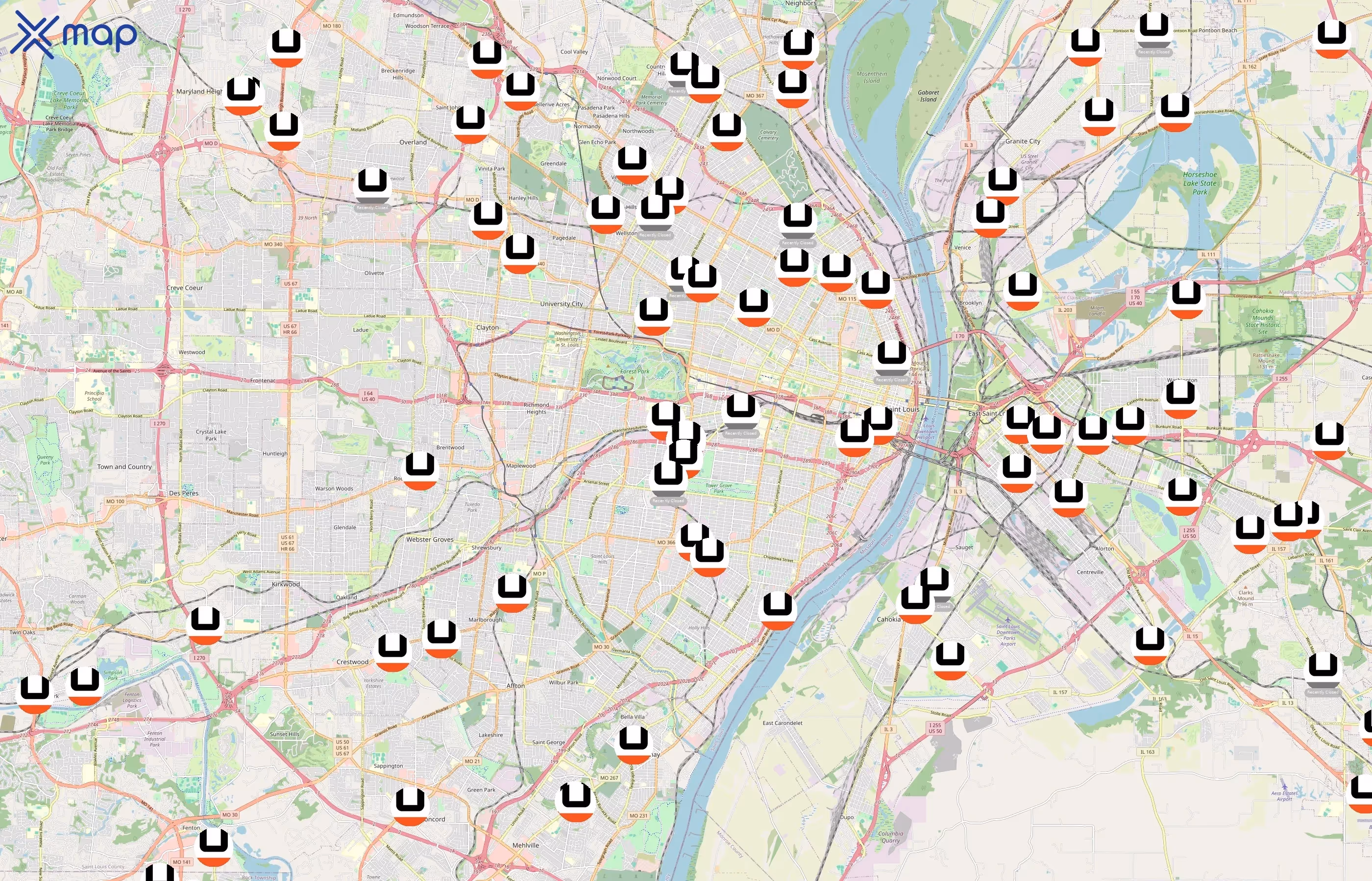 U-Haul area coverage