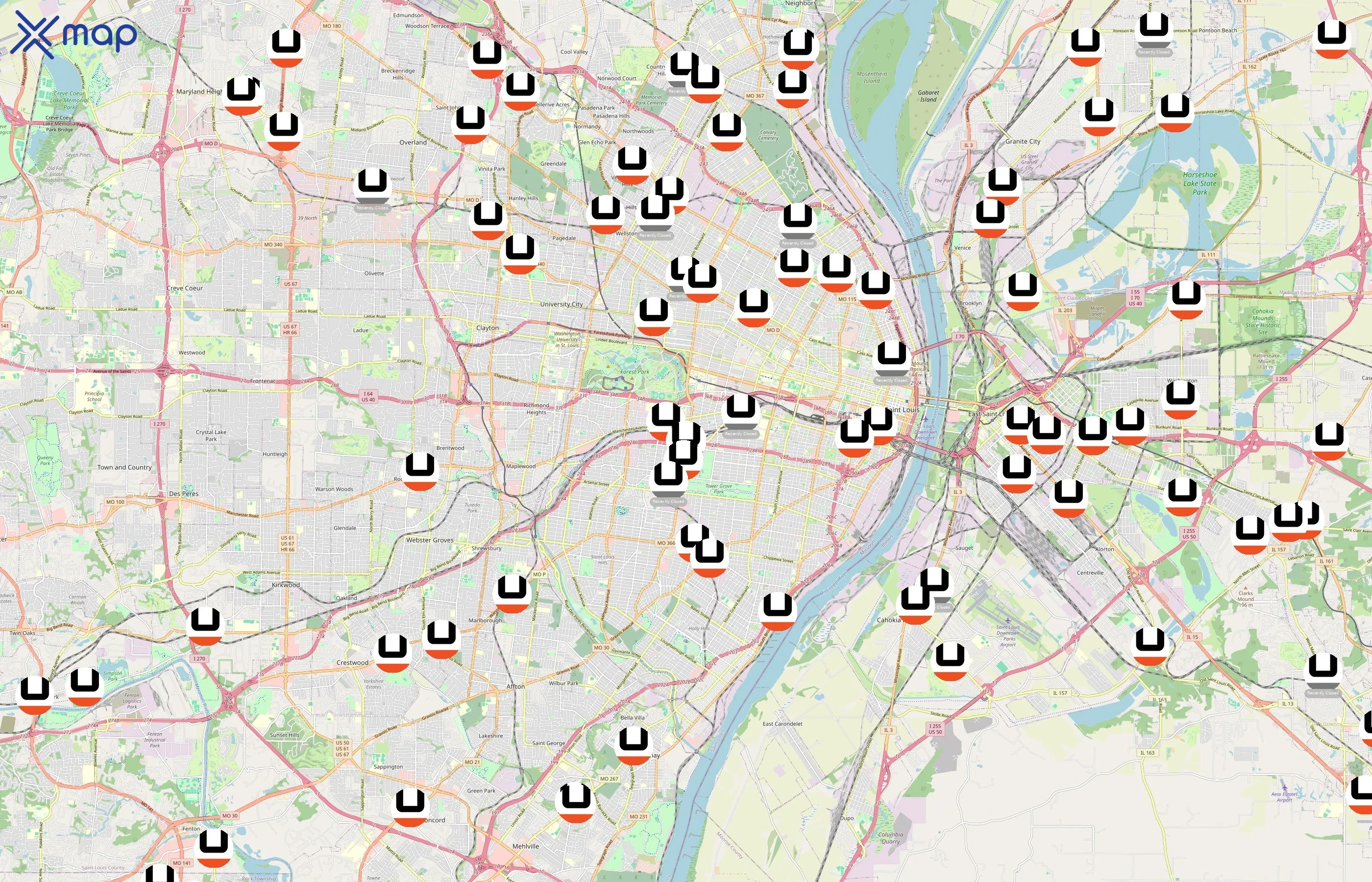 U-Haul area coverage
