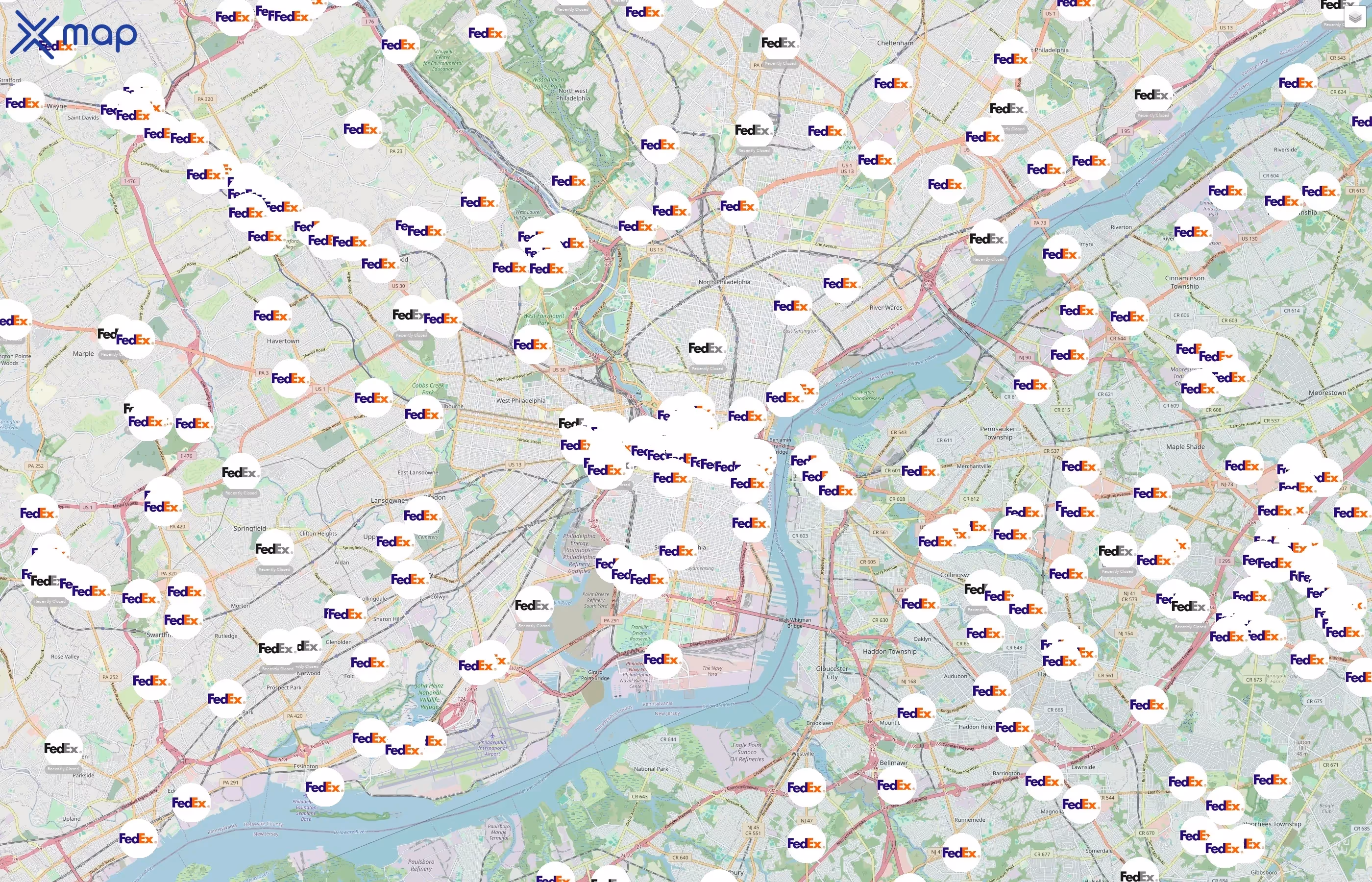 FedEx traffic data