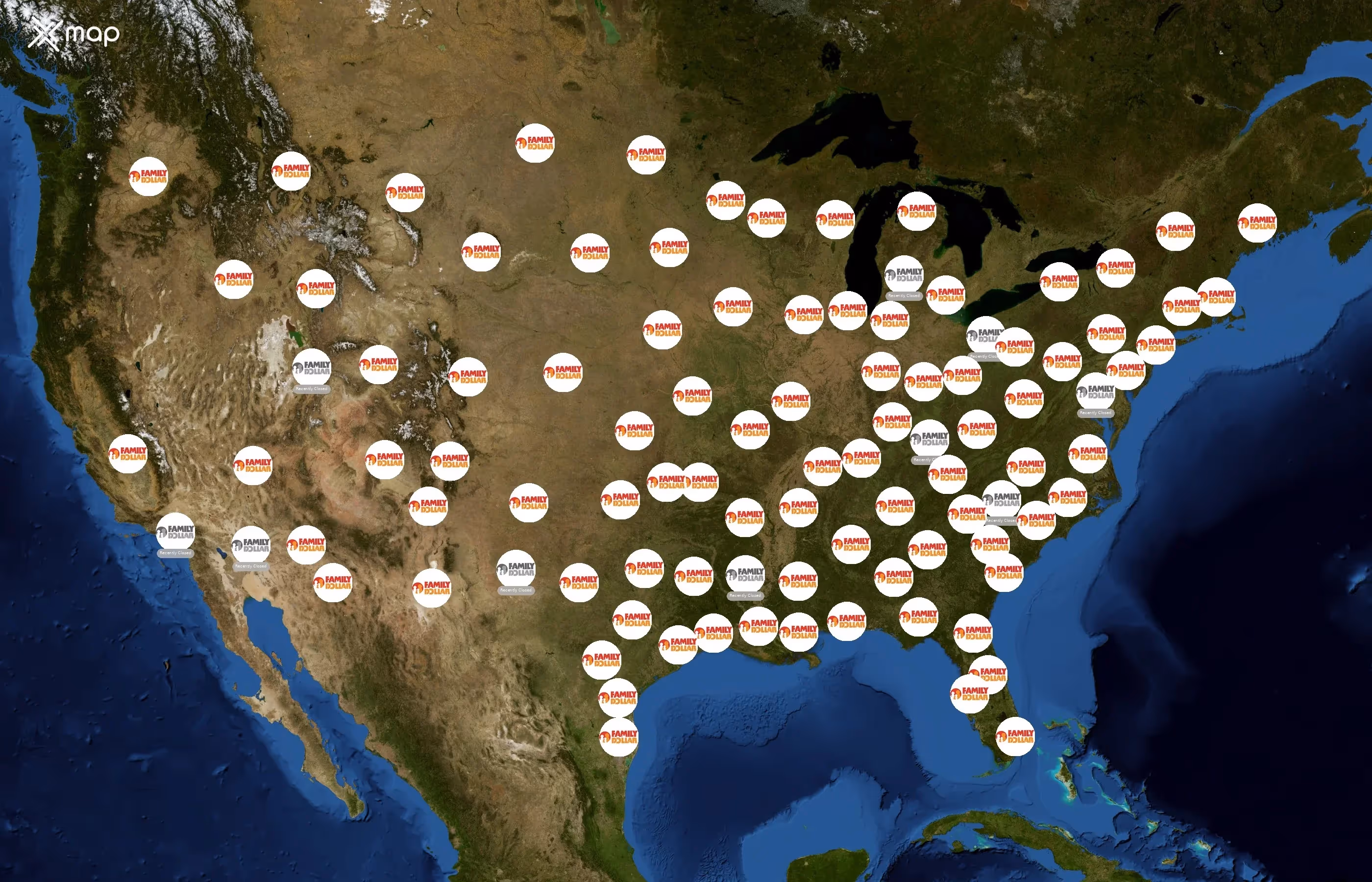 Family Dollar state distribution