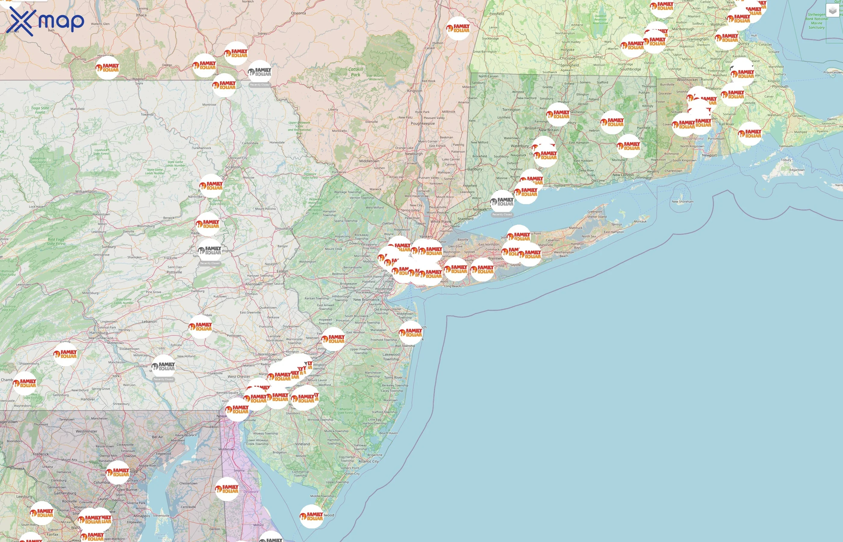 Family Dollar street hotspots