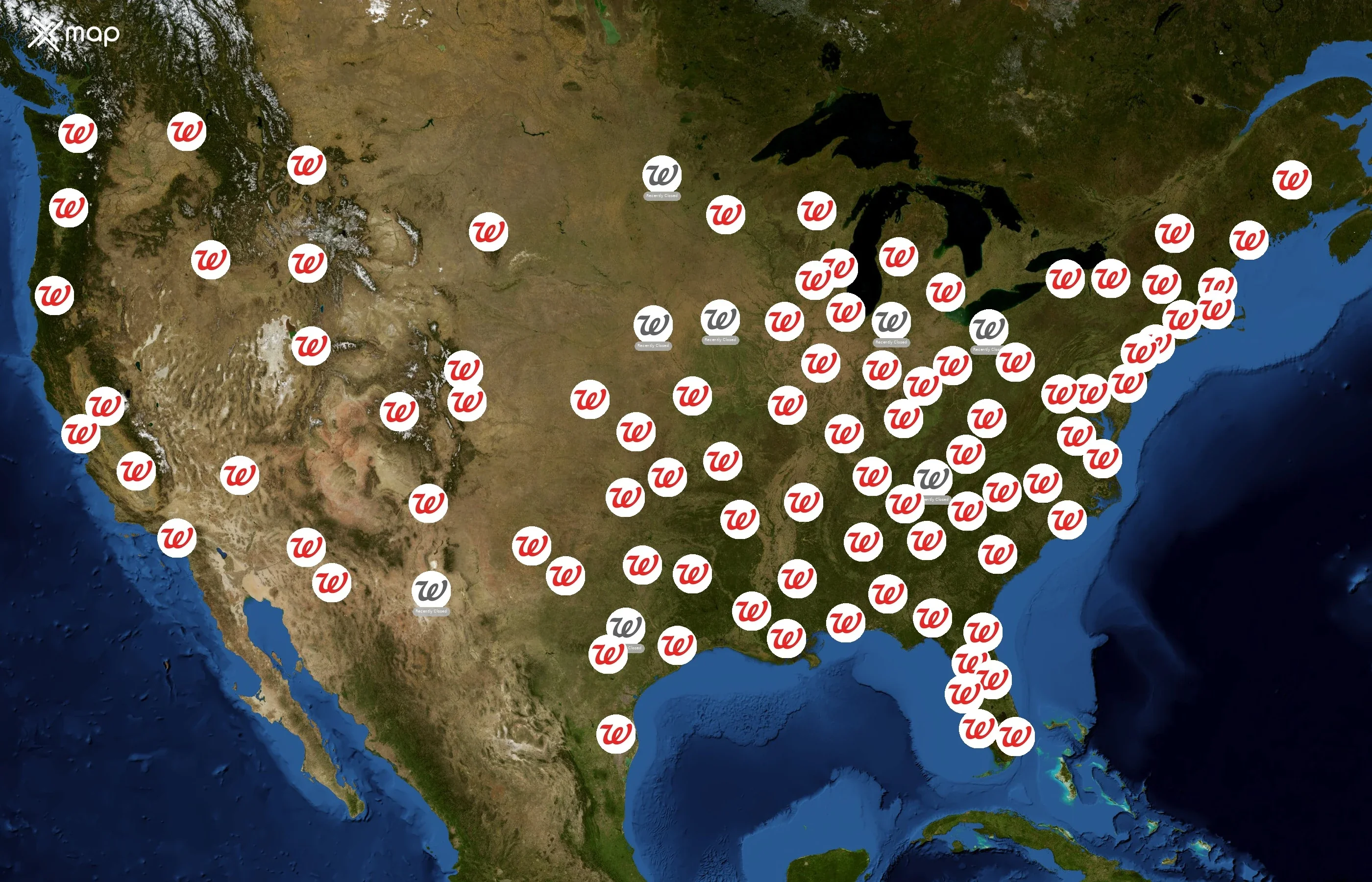 Walgreens state distribution