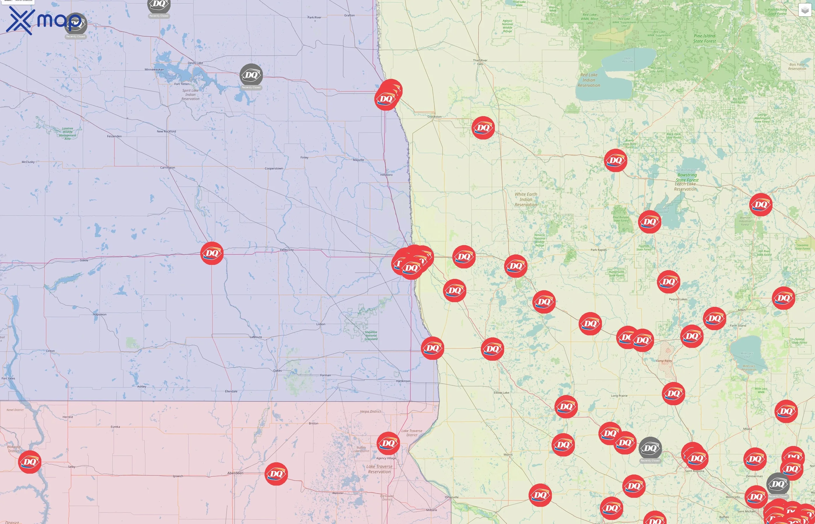 Dairy Queen street hotspots