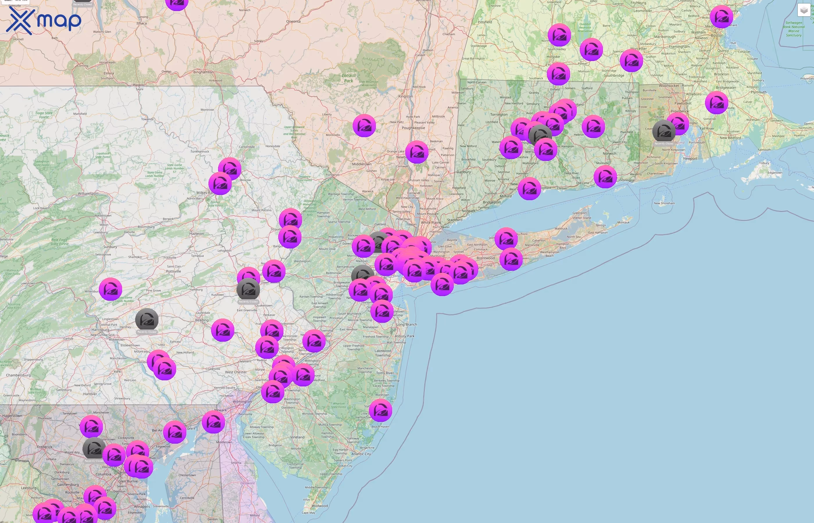 Taco Bell street hotspots