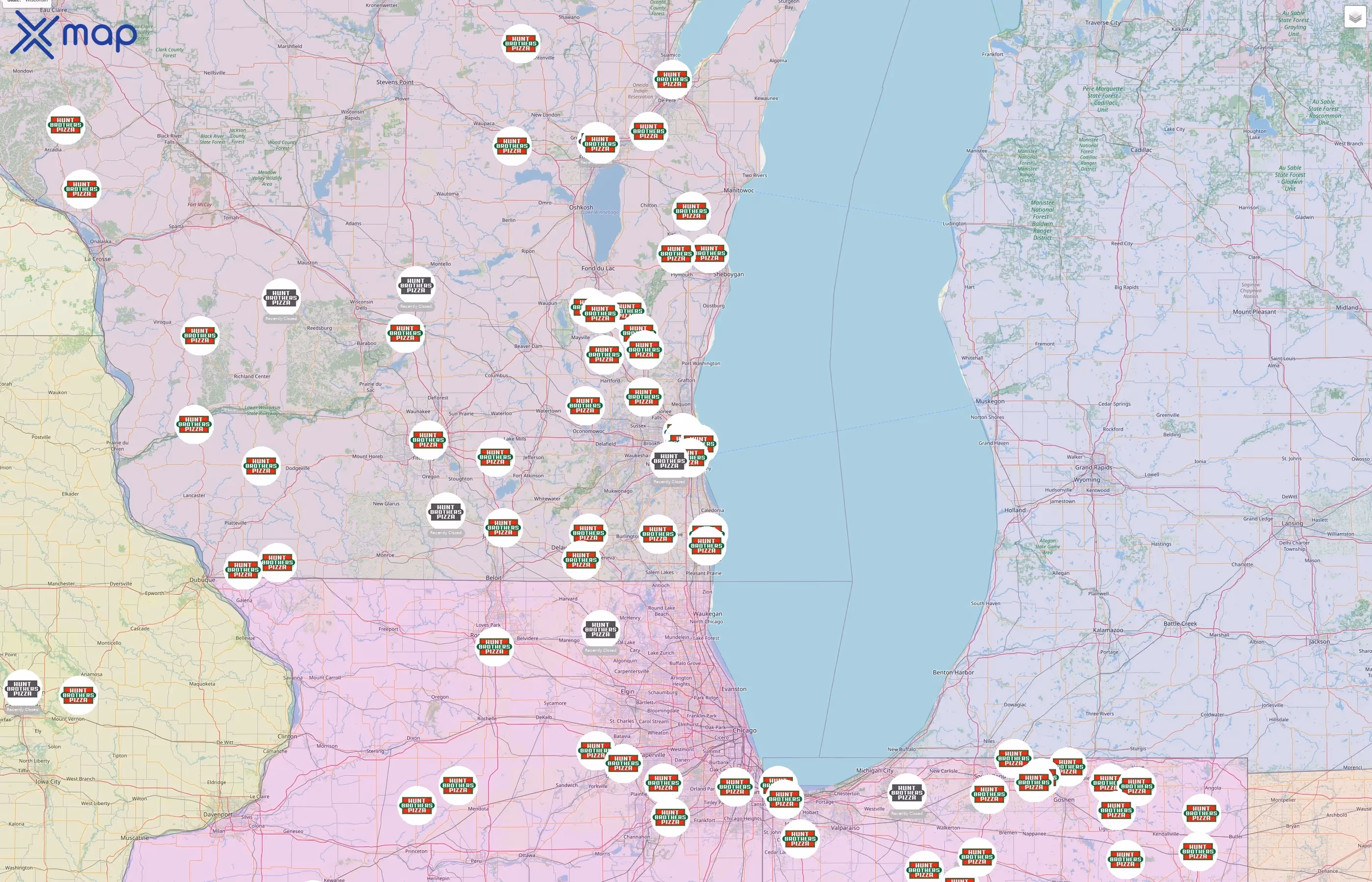 Hunt Brothers Pizza street hotspots
