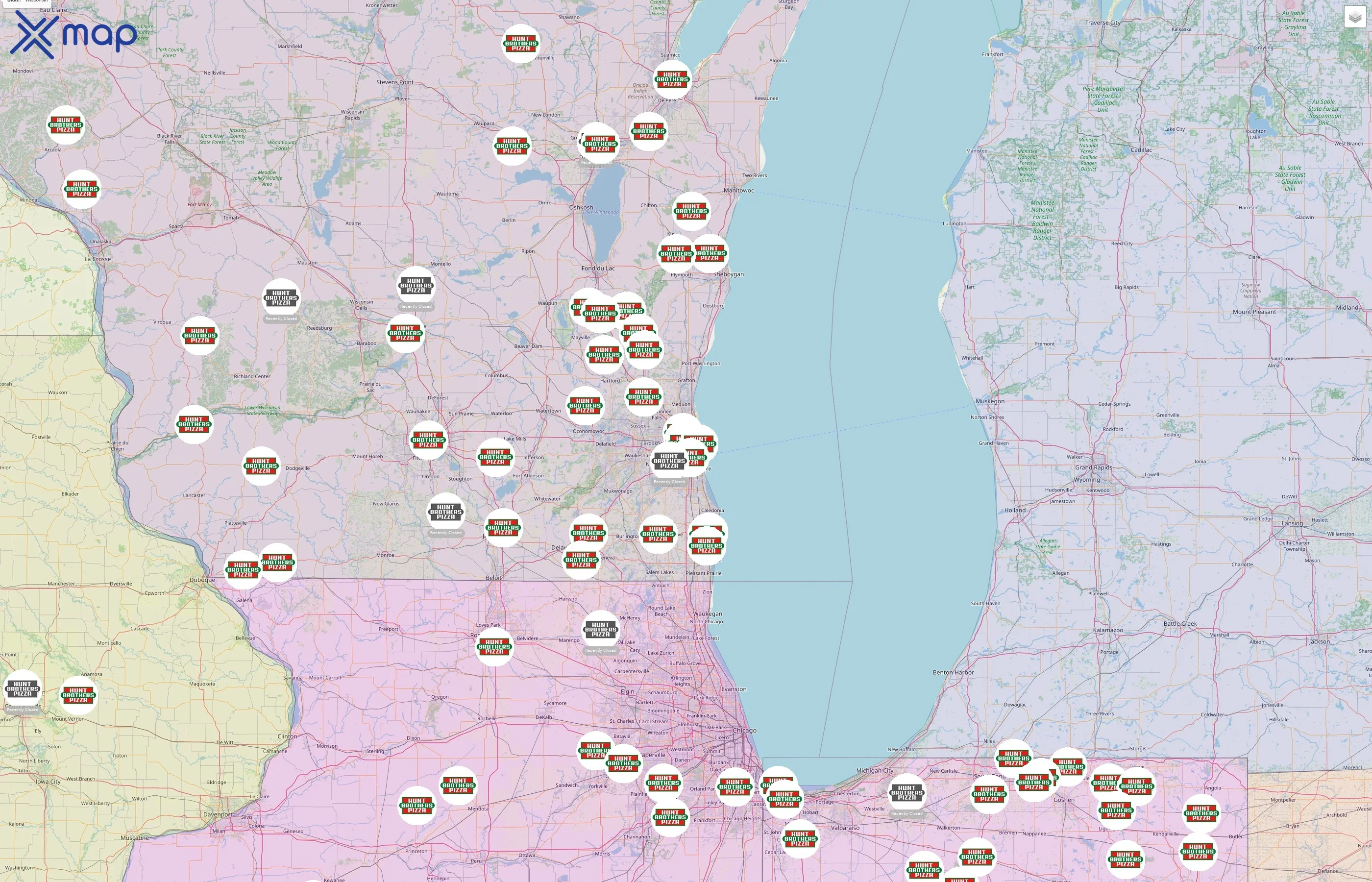 Hunt Brothers Pizza street hotspots