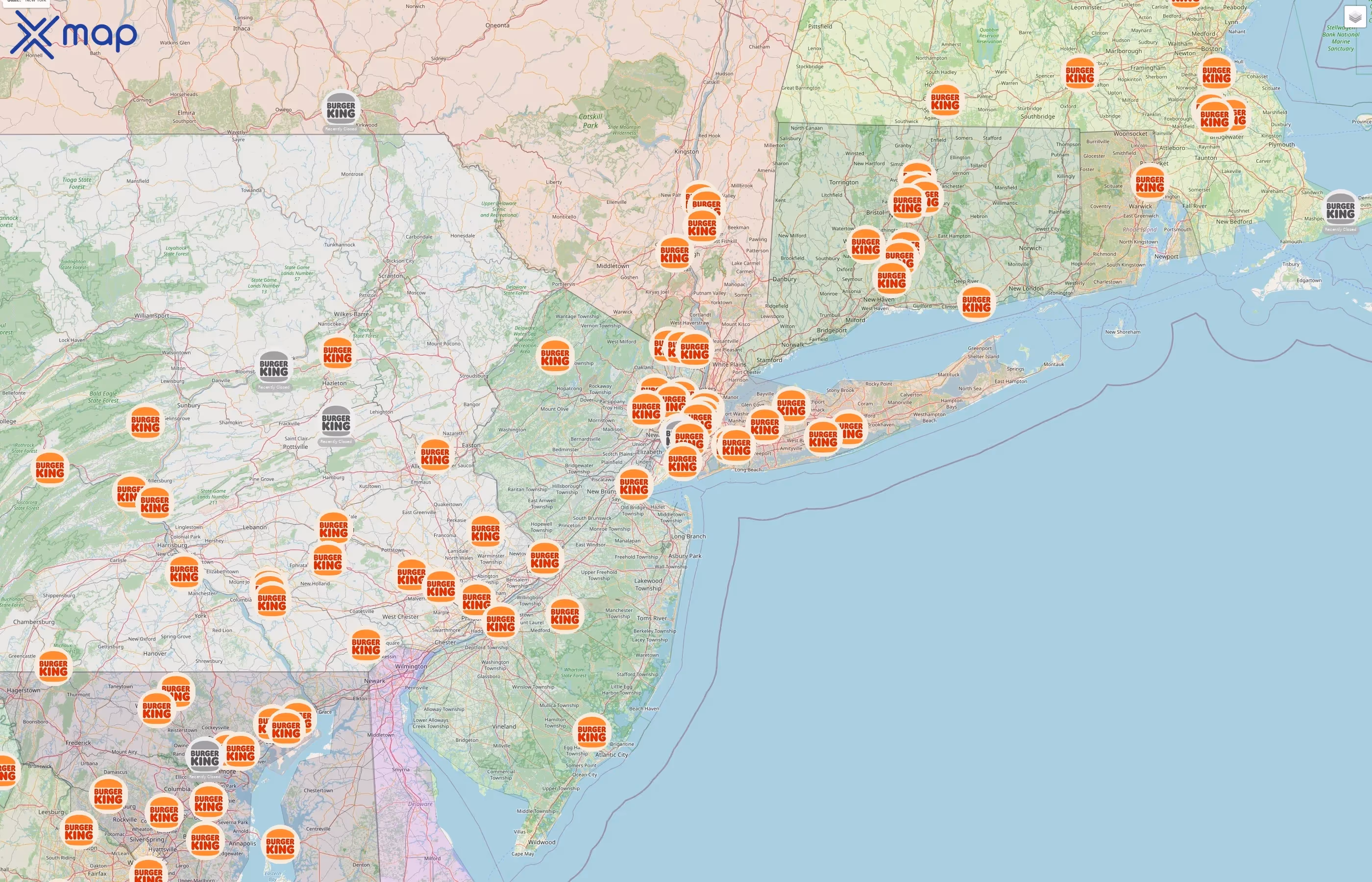 Burger King street hotspots