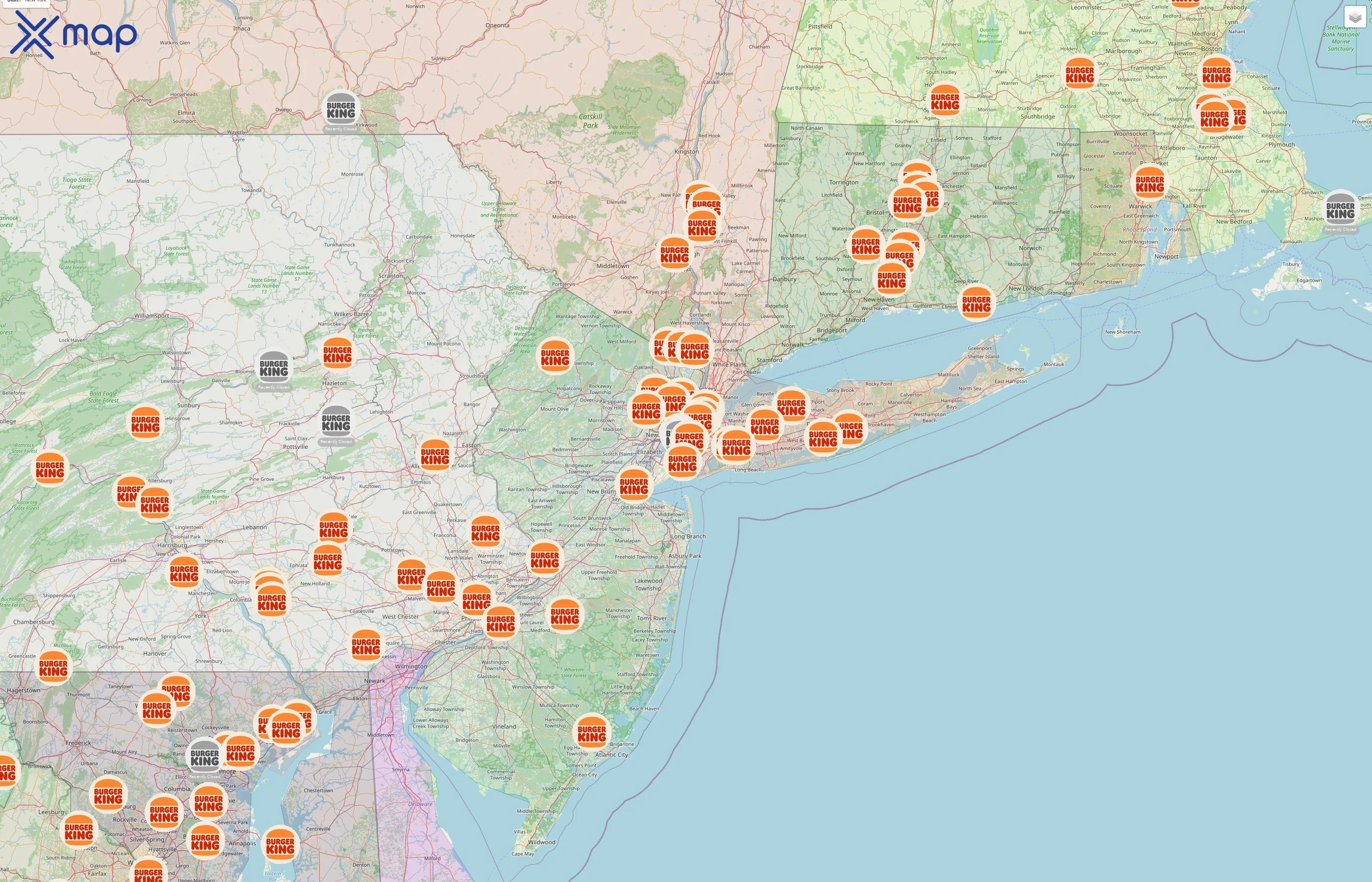Burger King street hotspots