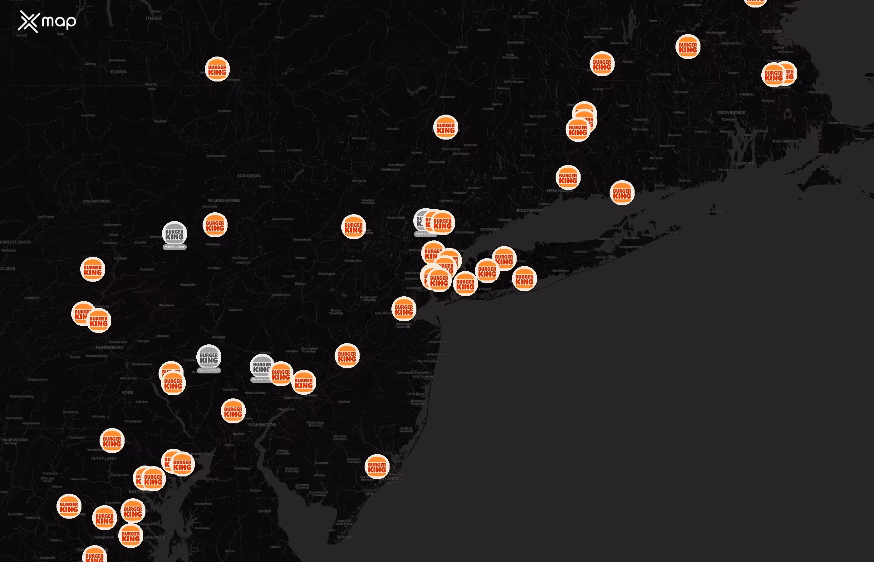Burger King city distribution