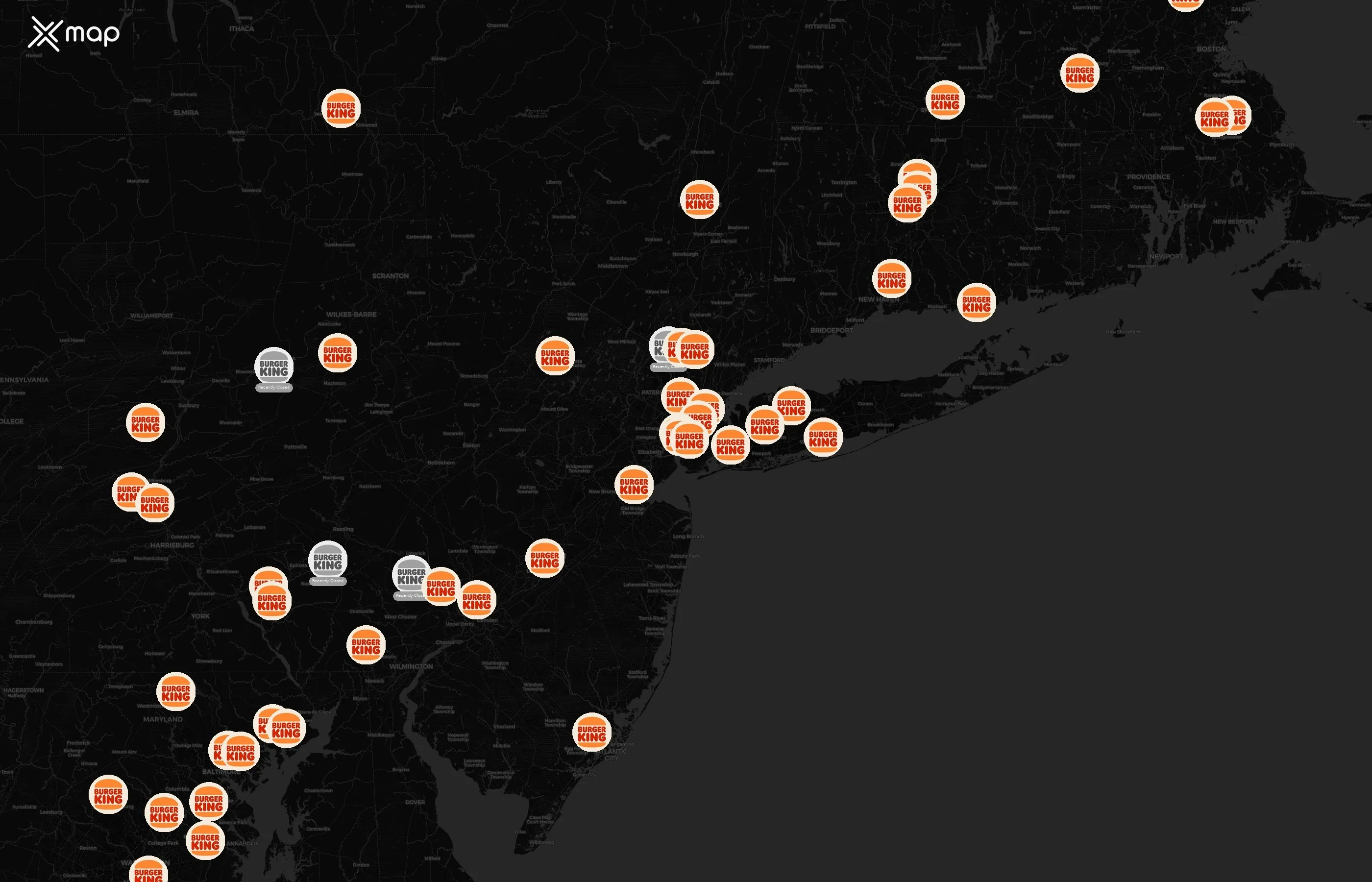 Burger King city distribution