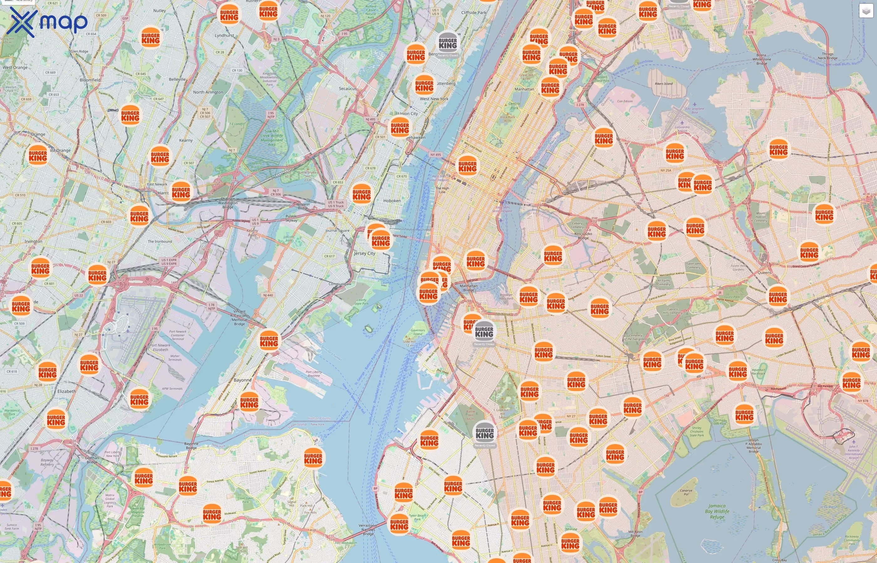 Burger King traffic data