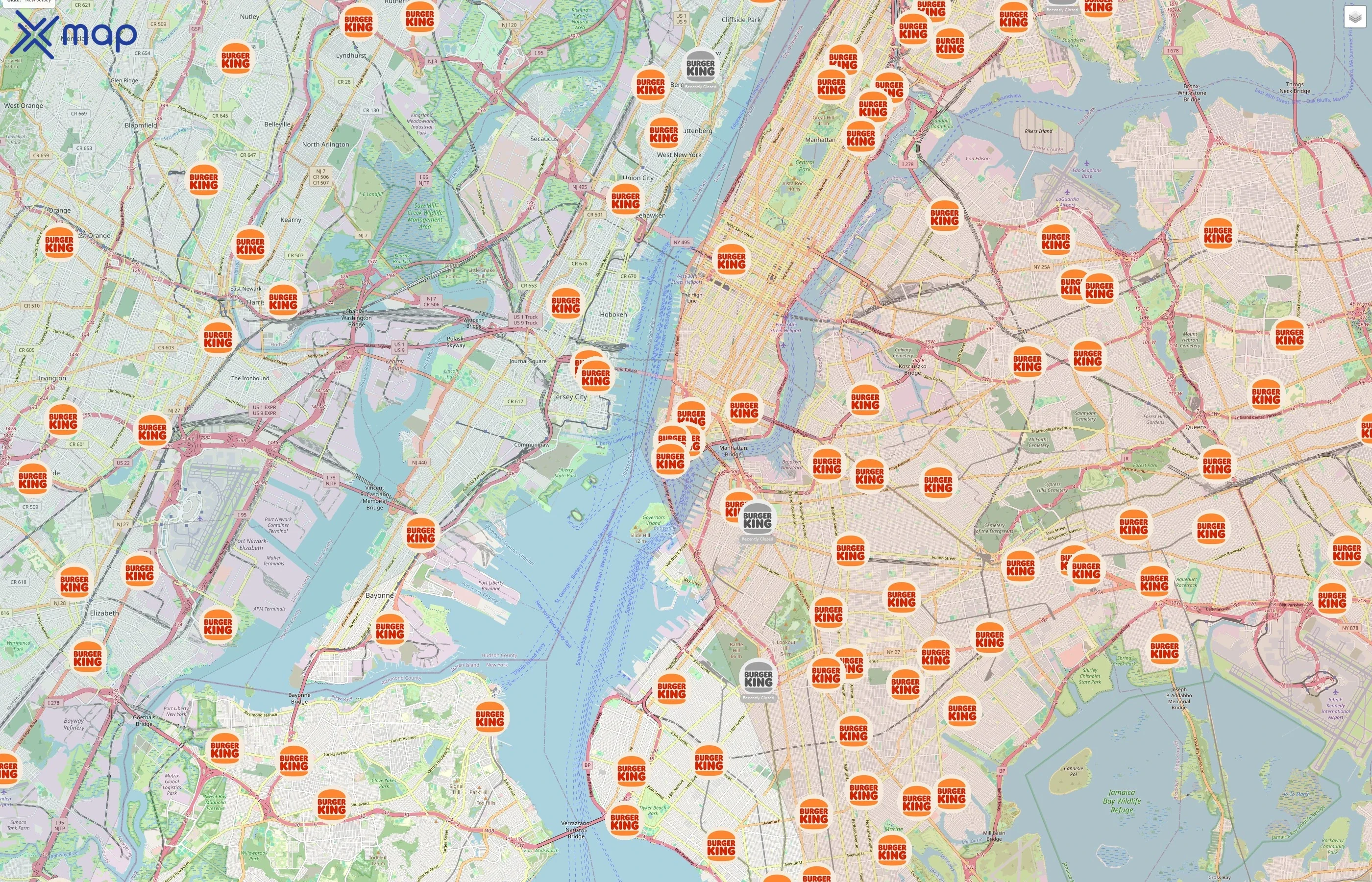 Burger King traffic data