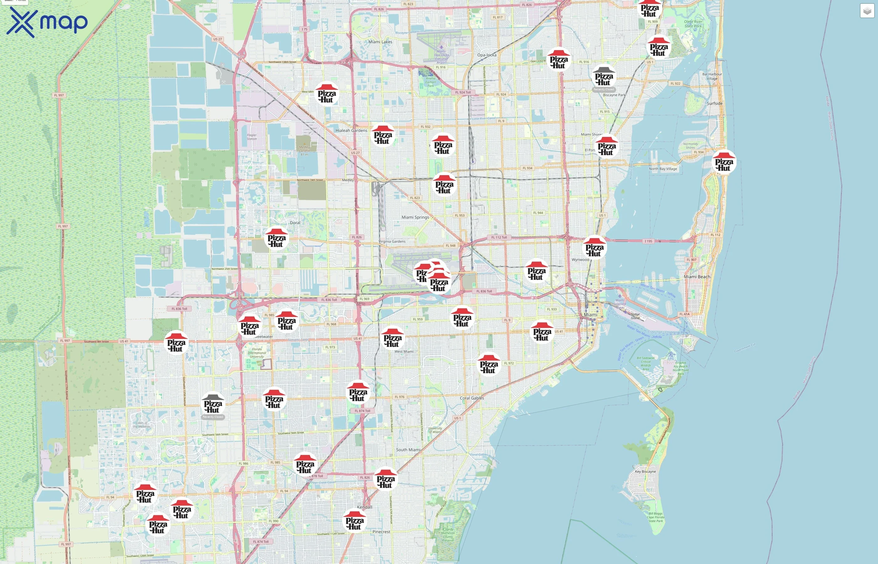 Pizza Hut traffic data