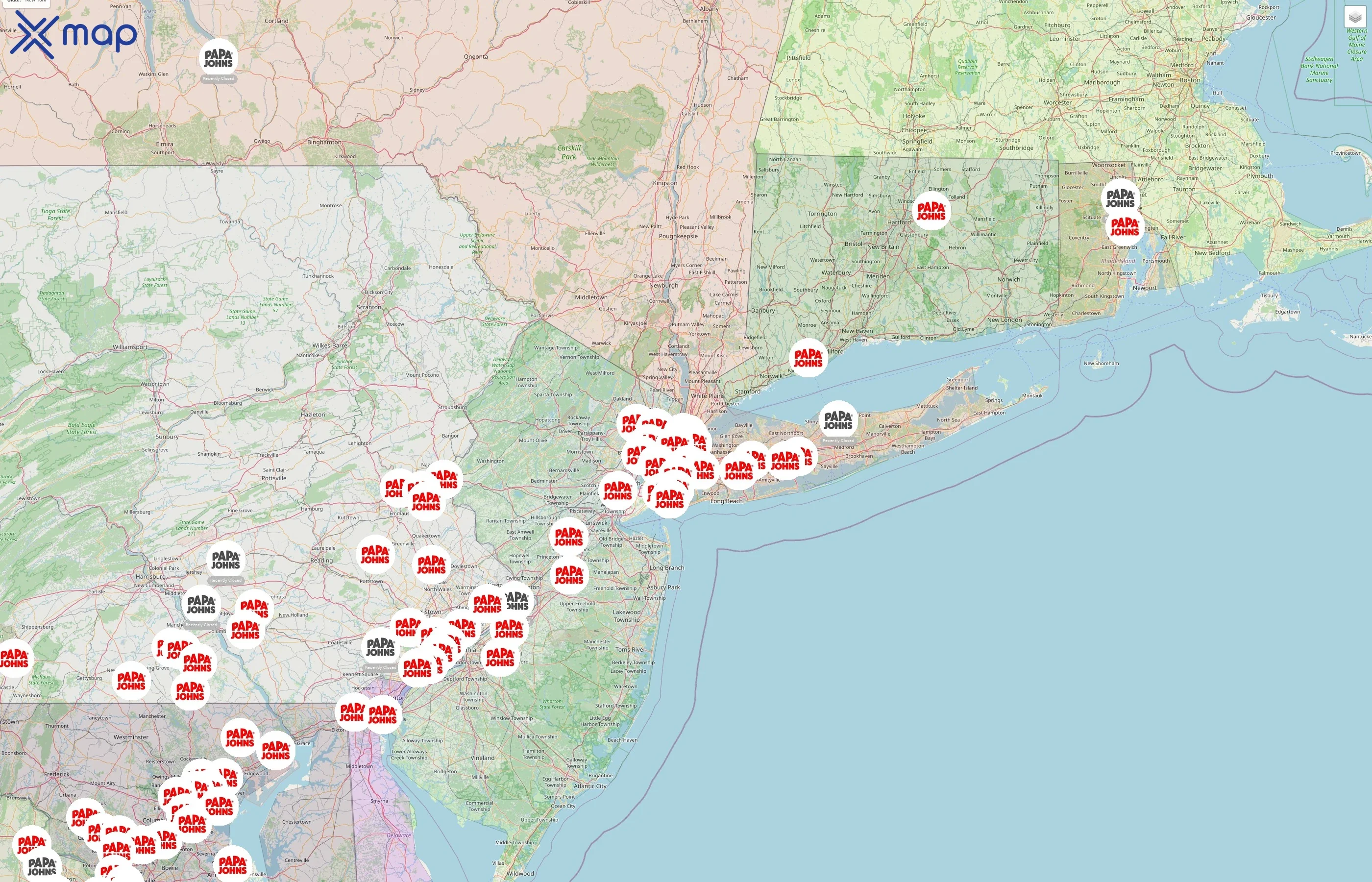 Papa Johns street hotspots