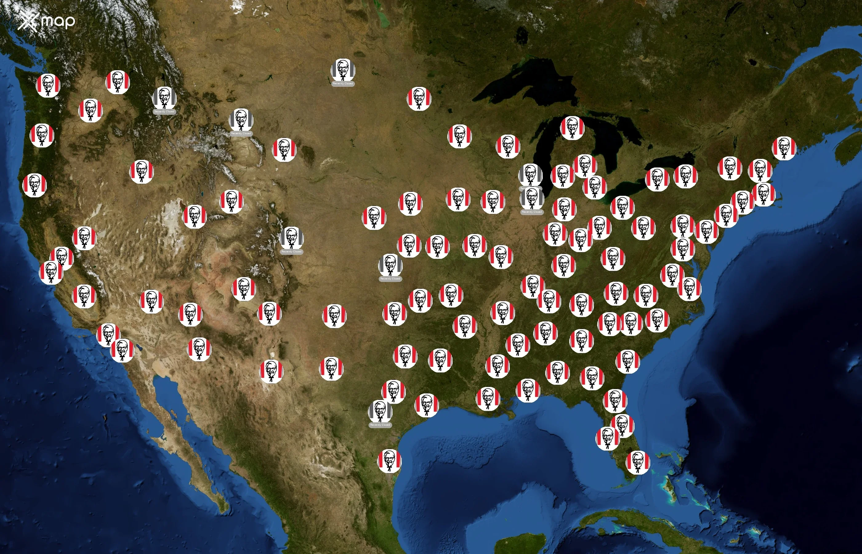KFC state distribution