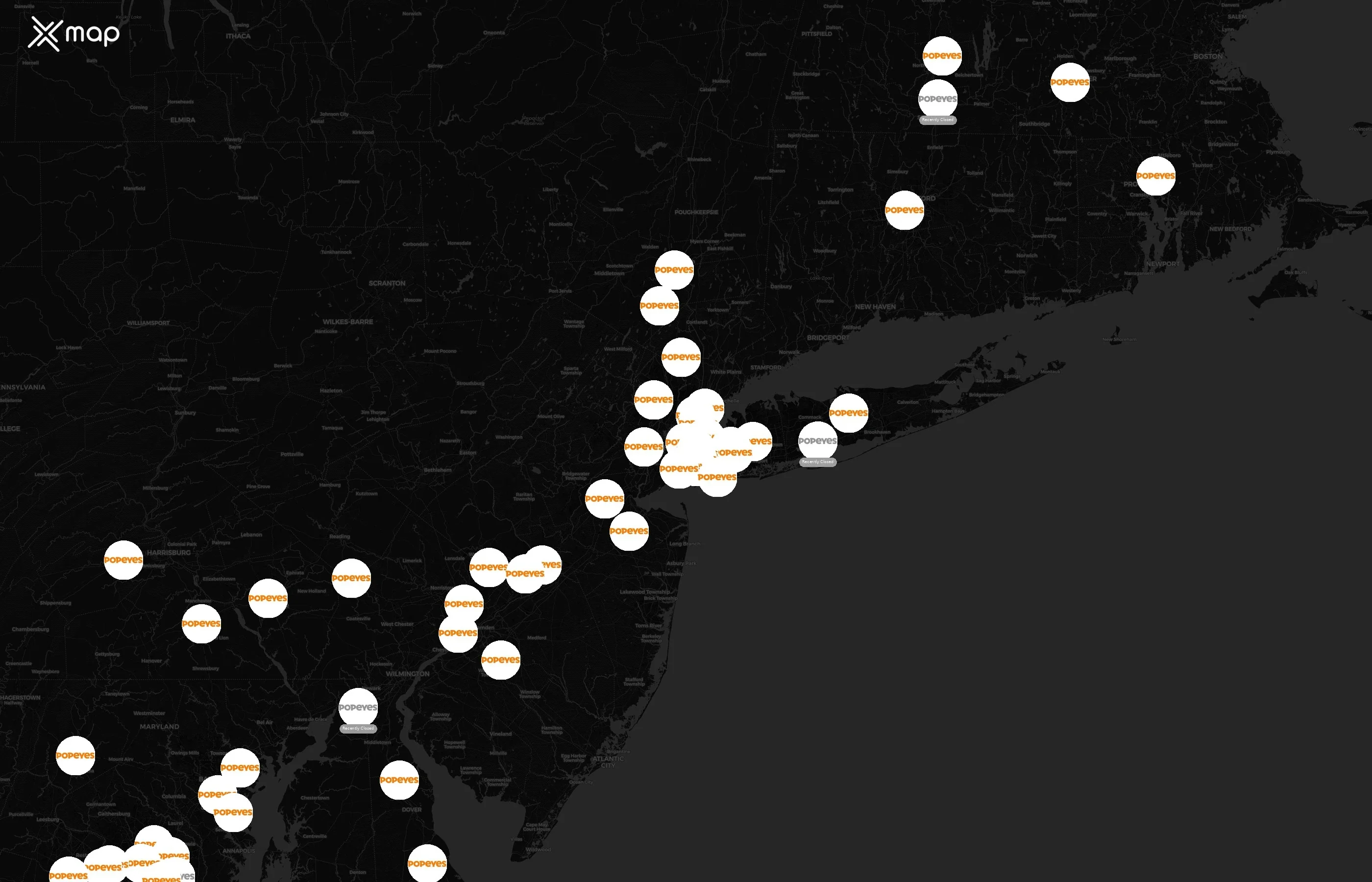 Popeyes Louisiana Kitchen city distribution