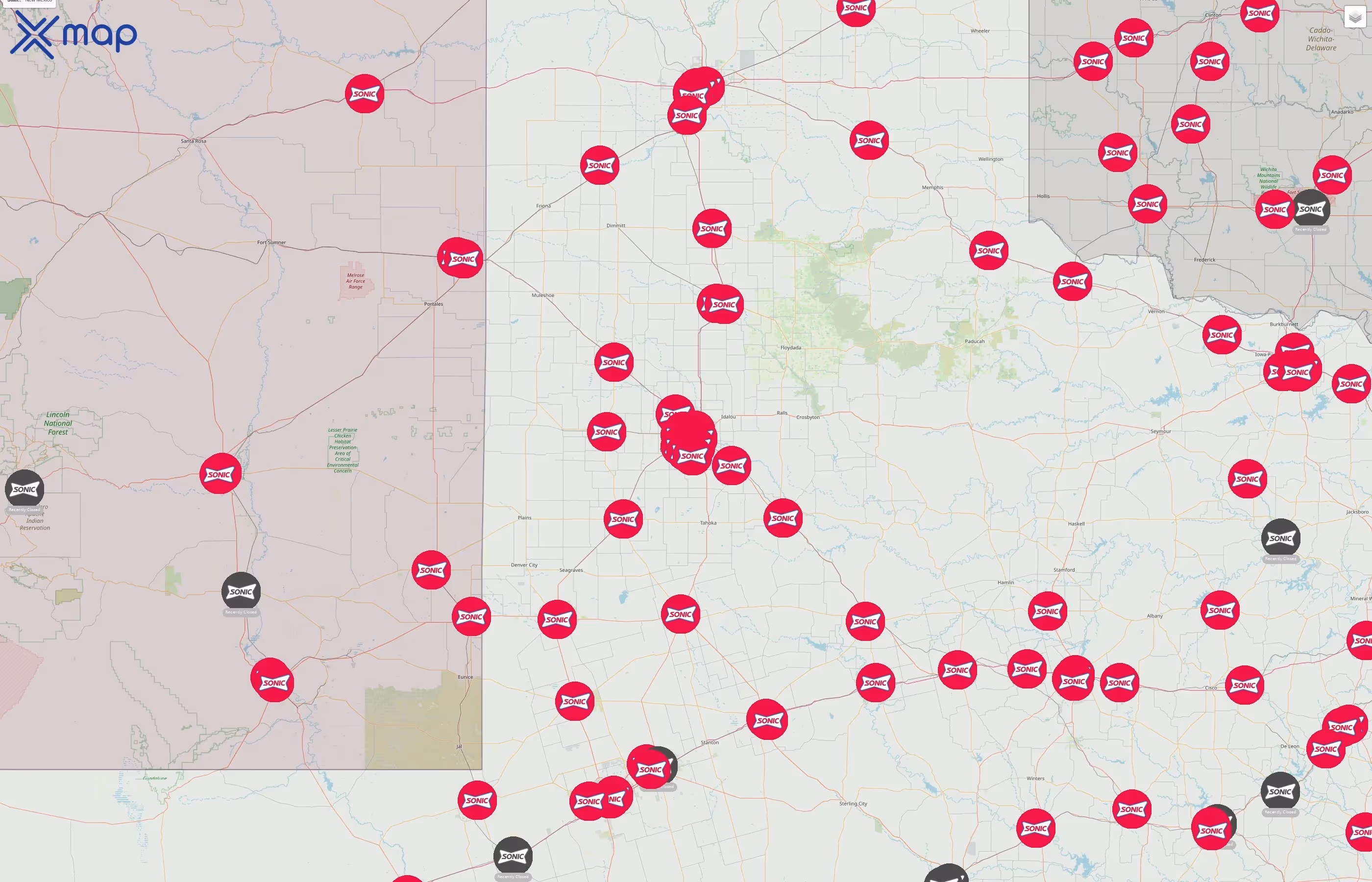 Sonic Drive-In street hotspots