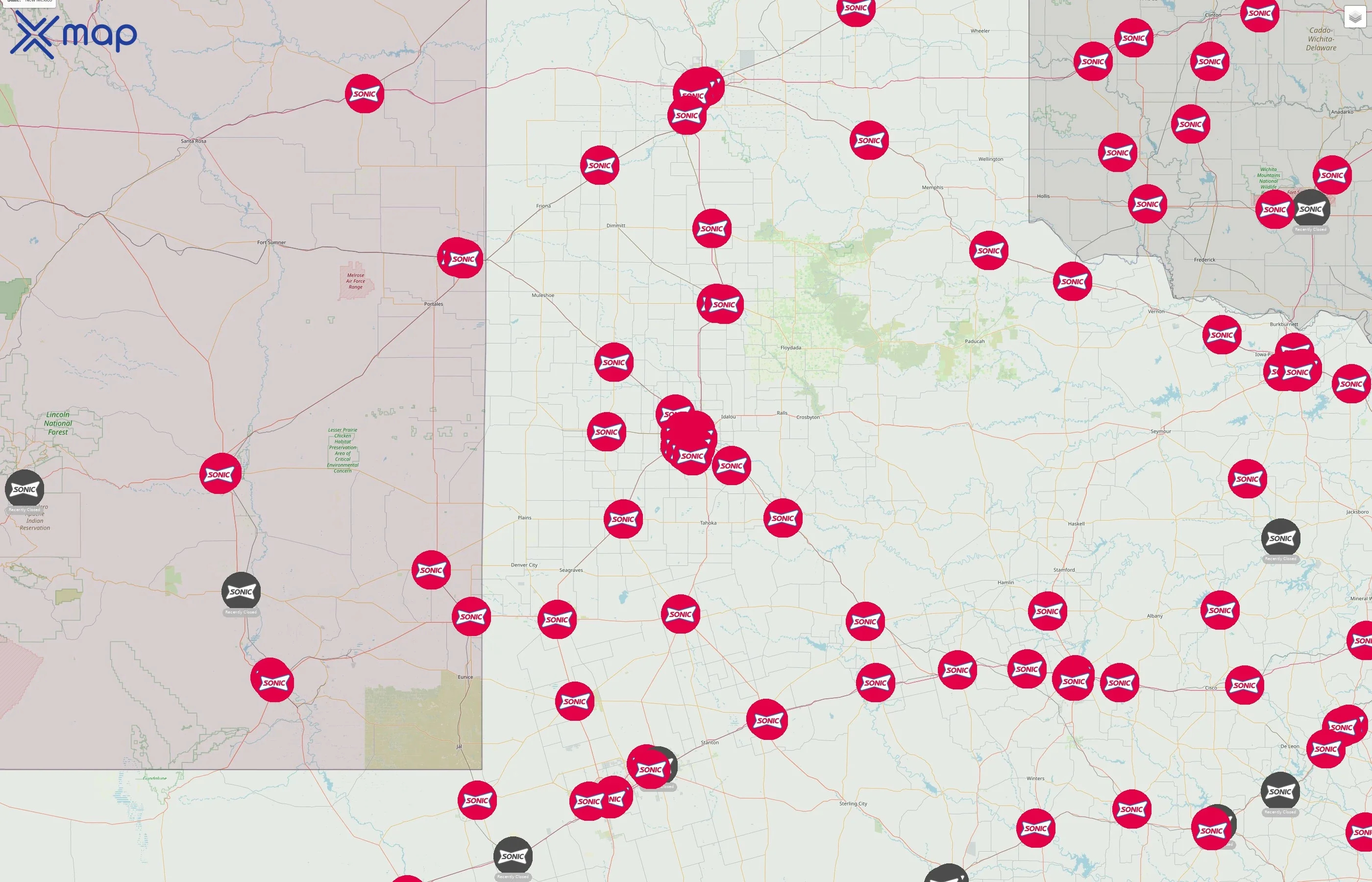 Sonic Drive-In street hotspots