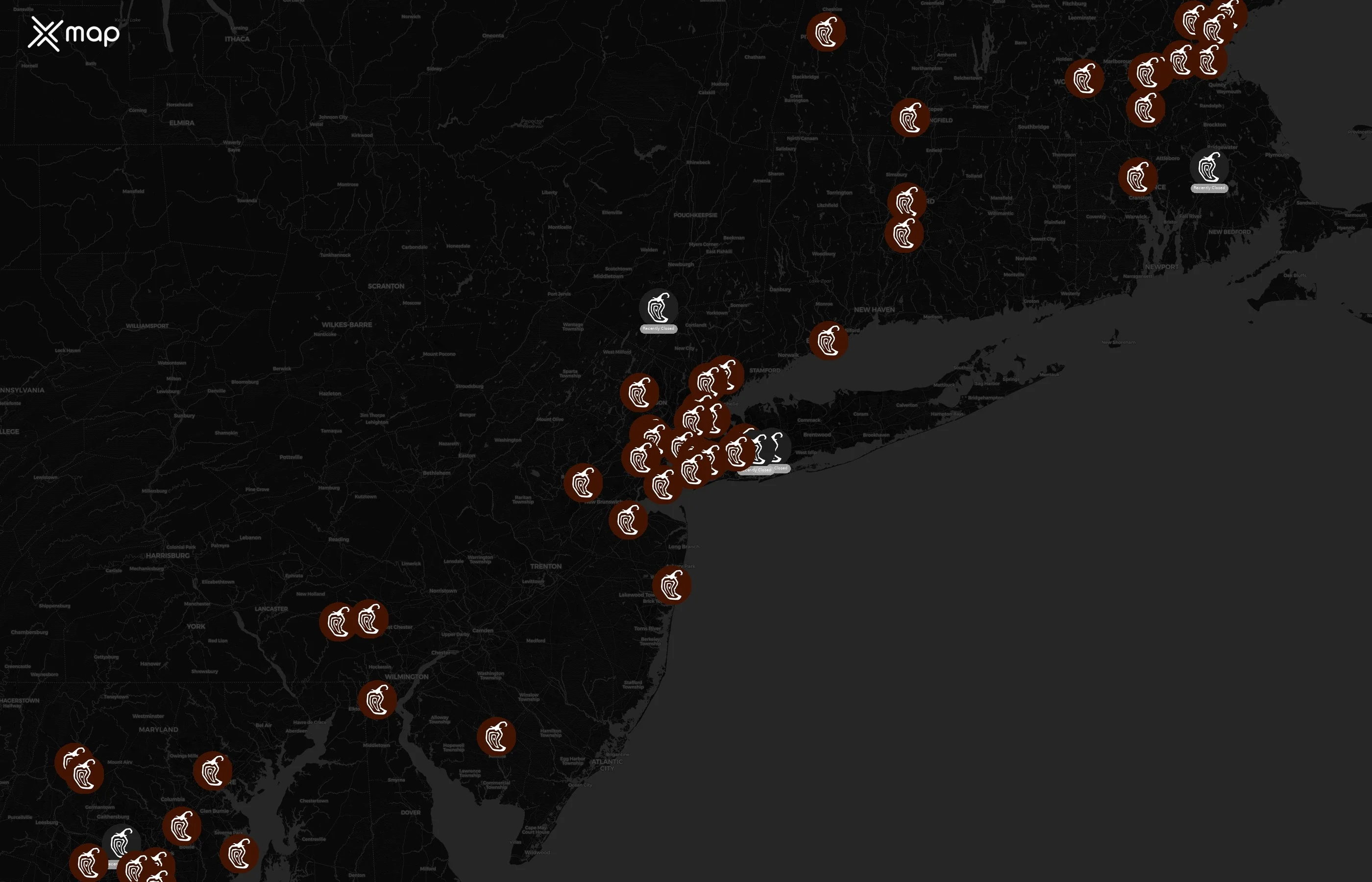 Chipotle Mexican Grill city distribution