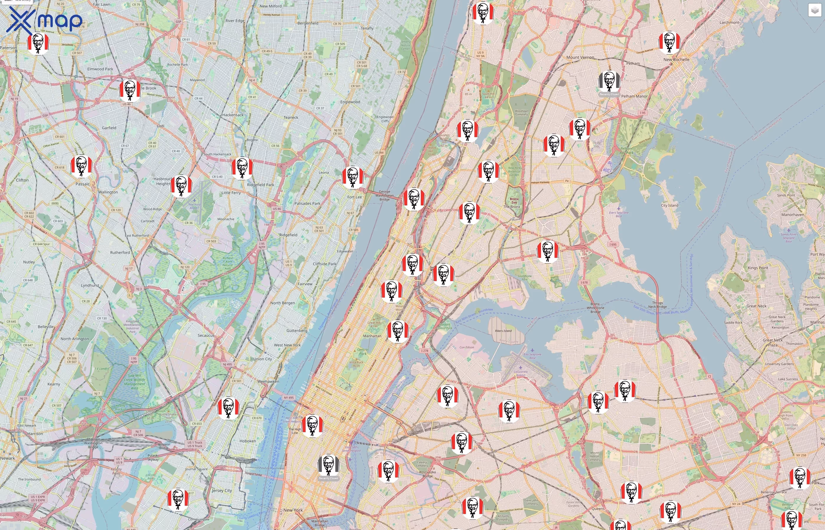 KFC traffic data