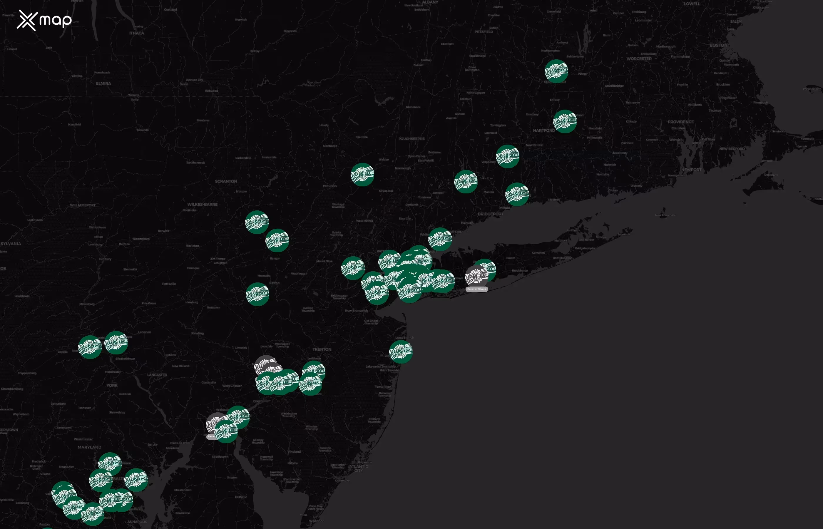 Wingstop city distribution