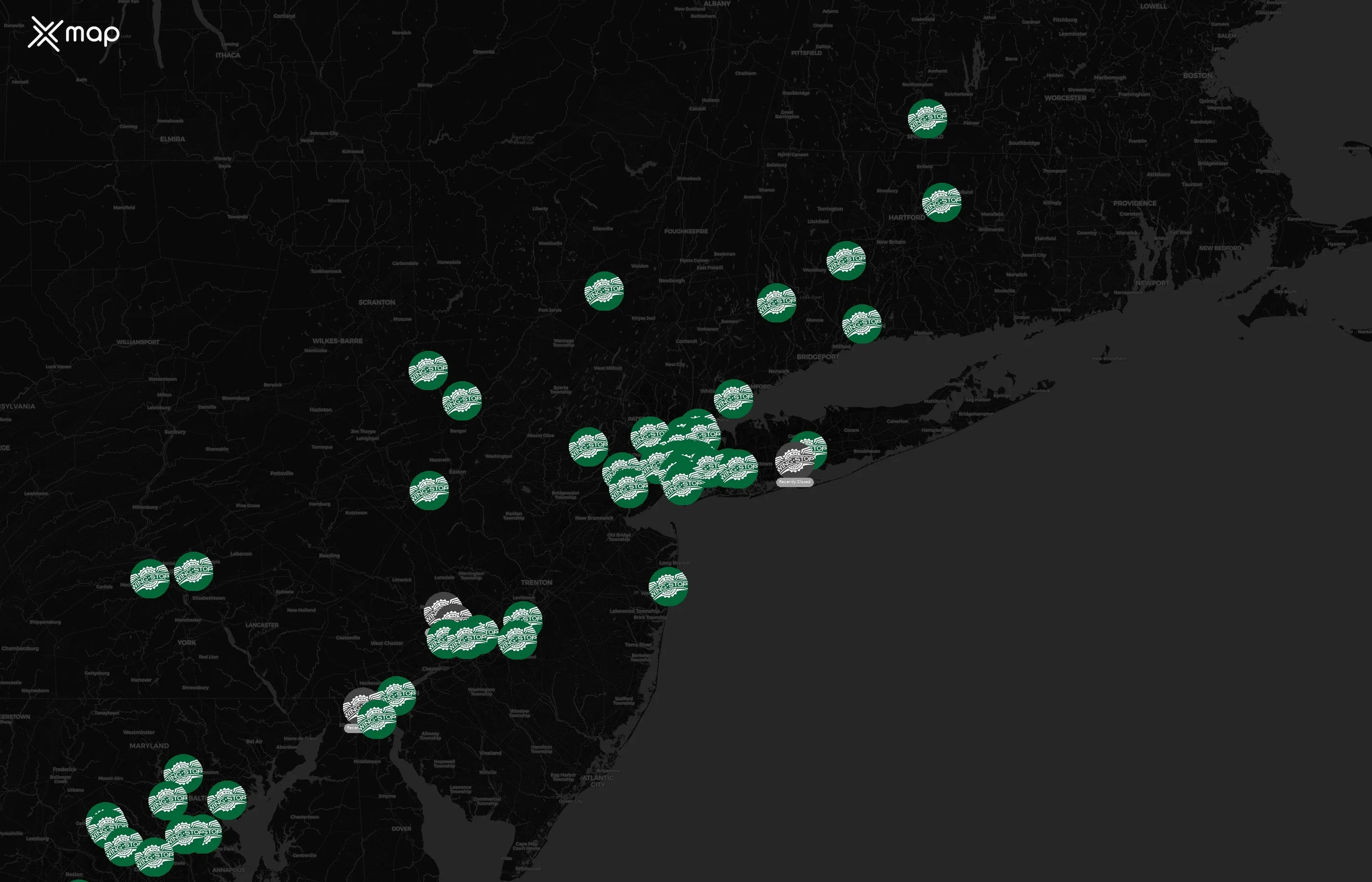 Wingstop city distribution