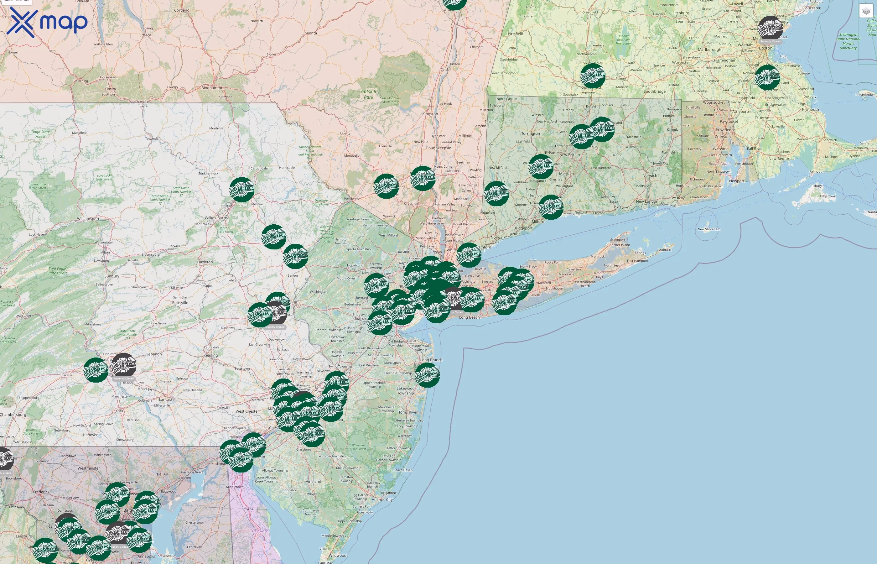 Wingstop street hotspots