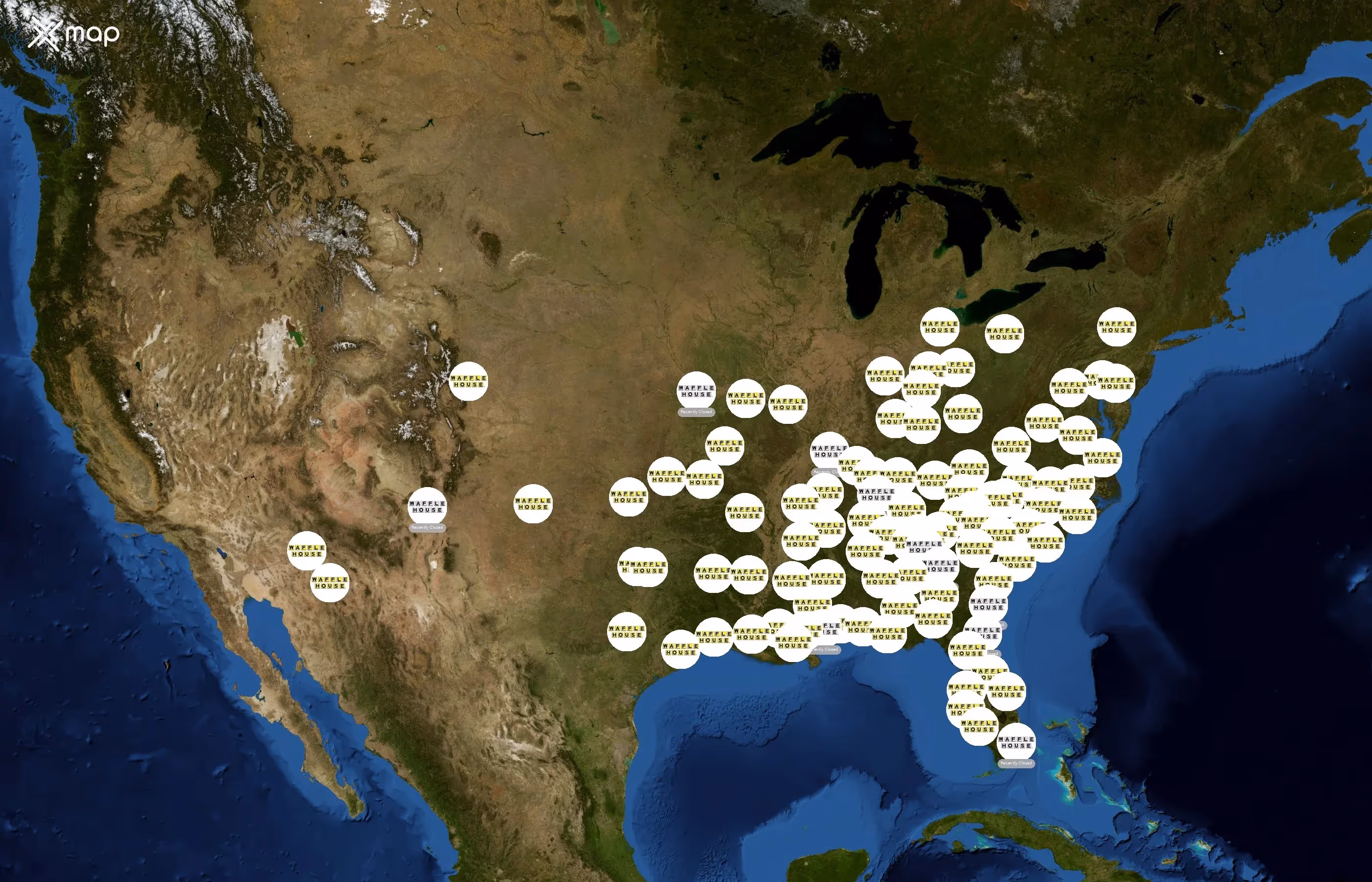 Waffle House state distribution