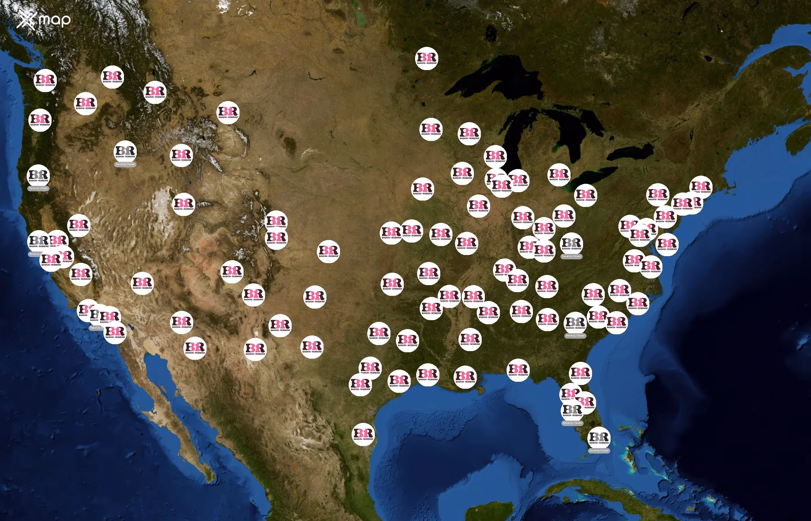 Baskin-Robbins state distribution