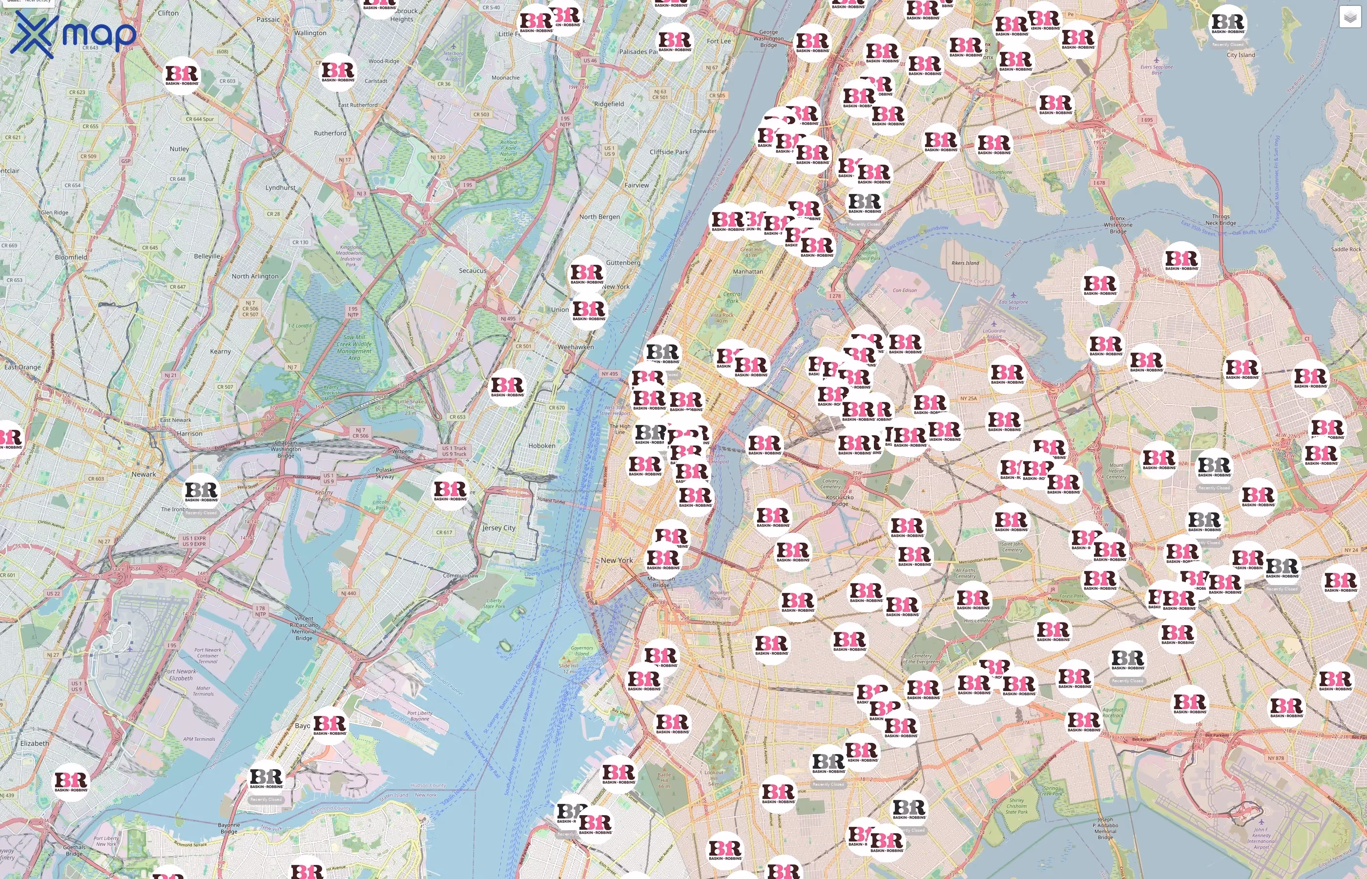 Baskin-Robbins traffic data