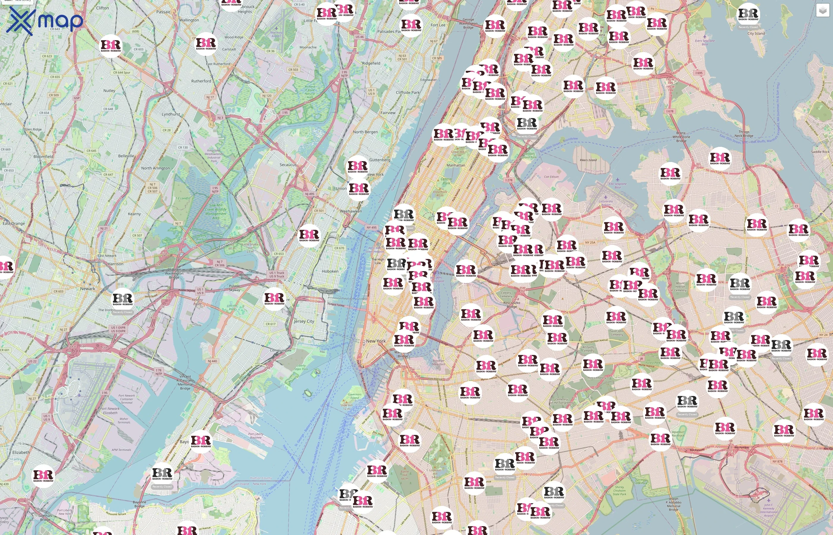 Baskin-Robbins traffic data