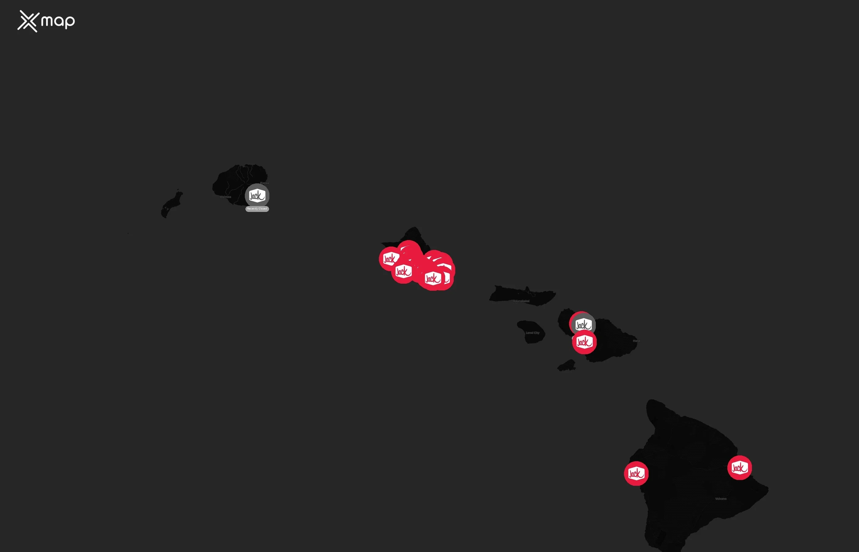 Jack in the Box city distribution