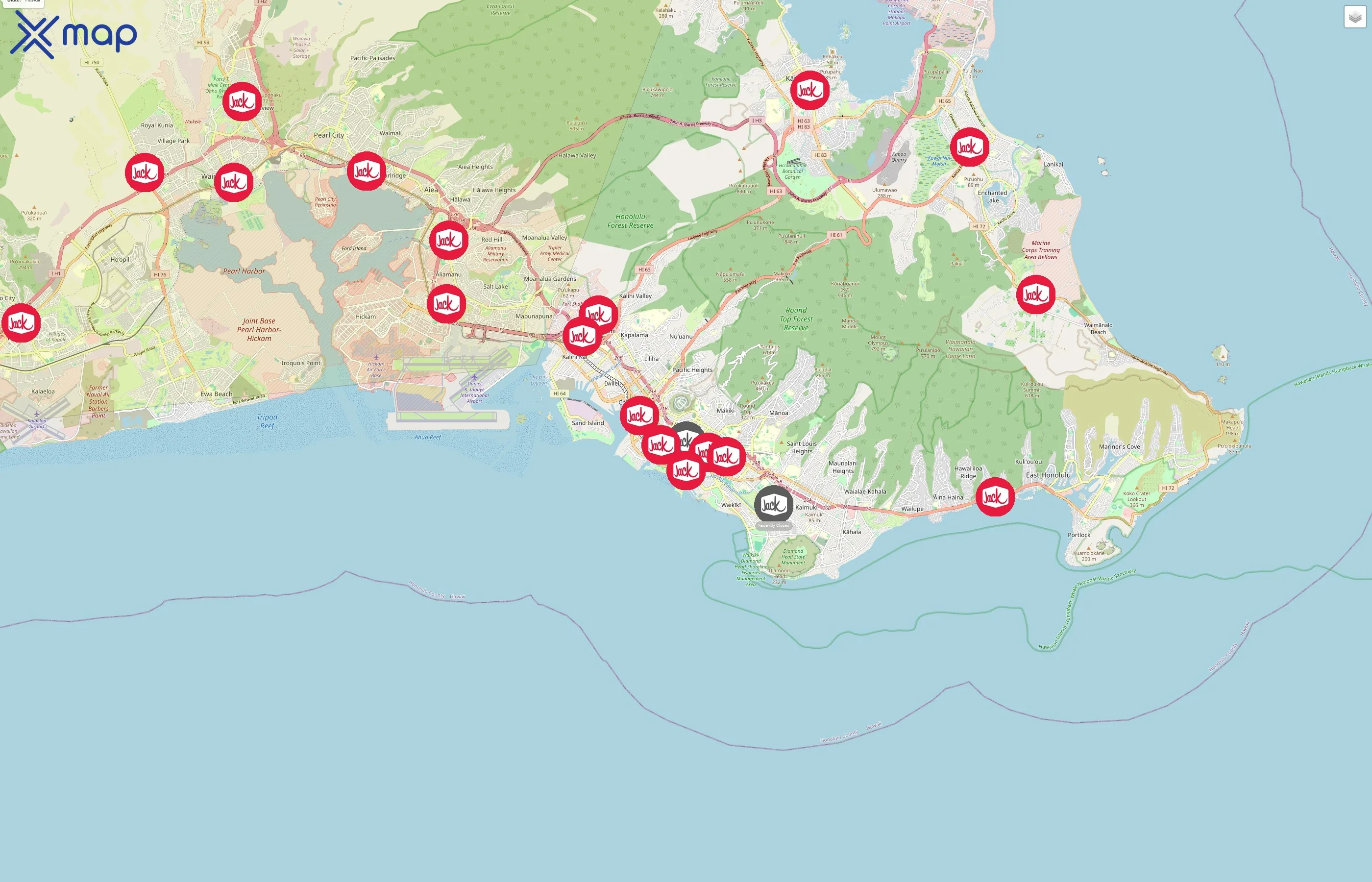 Jack in the Box traffic data